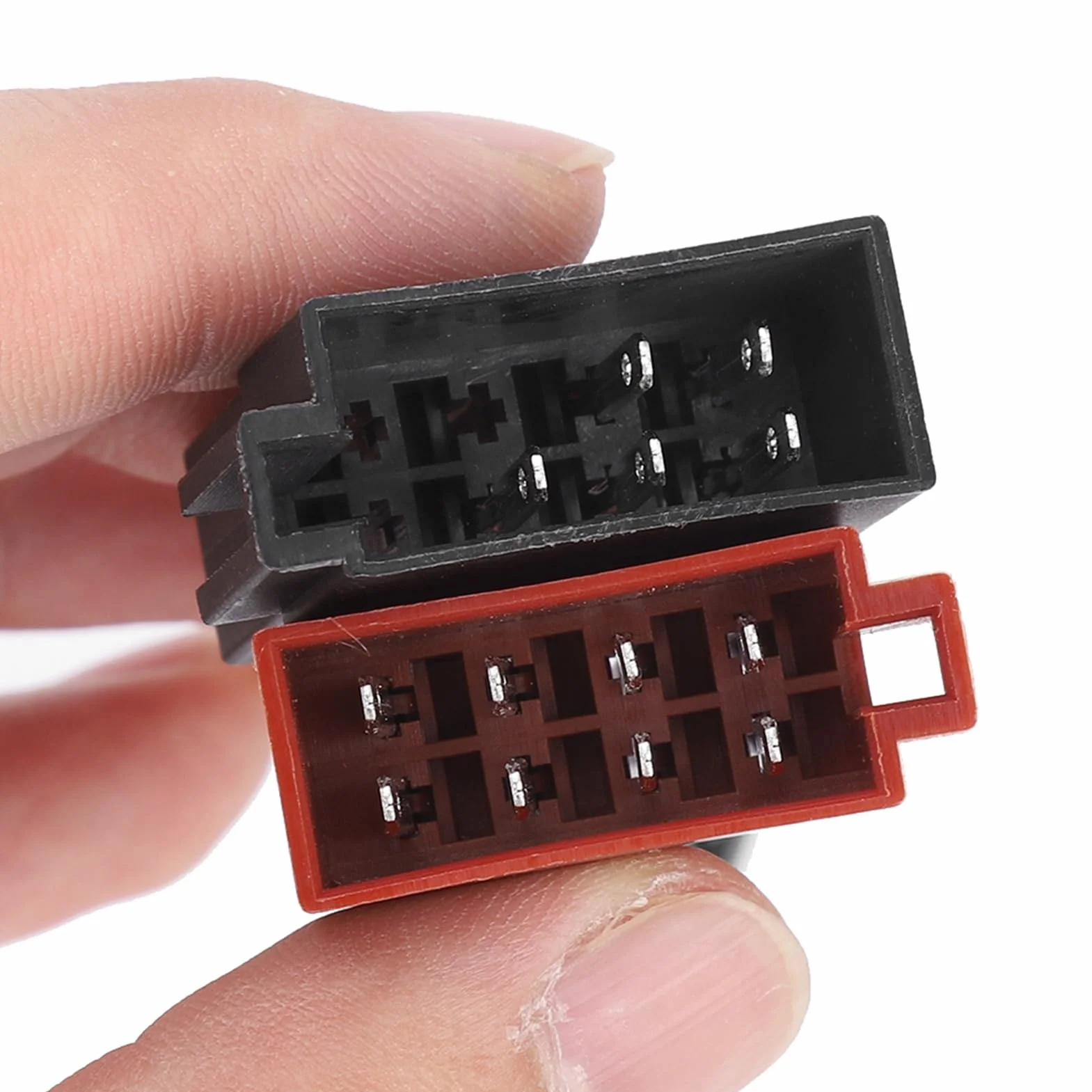 Culnflun Stereo kable w wiązce wiązka radiowa do radia samochodowego 16-pinowa uniwersalna magistrala ISO żeńskie złącze wiązki przewodów Adapter samochodowy sprzęt audio wideo