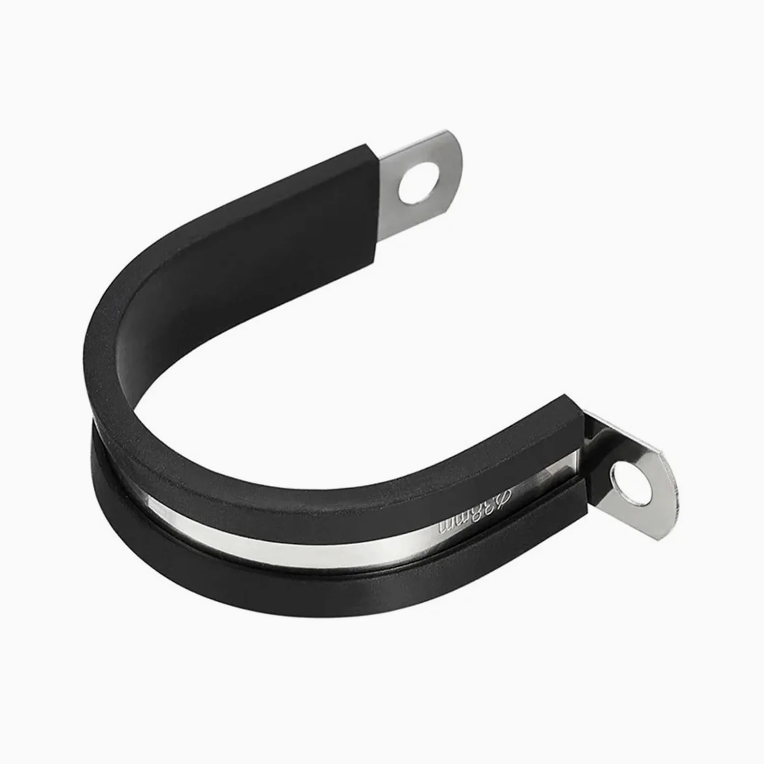 klipsy p wyłożone gumą, Zestaw obejm do rur typu R 6/12 ze stali nierdzewnej wyłożonych gumą, w wielu rozmiarach(34mm 12pcs)