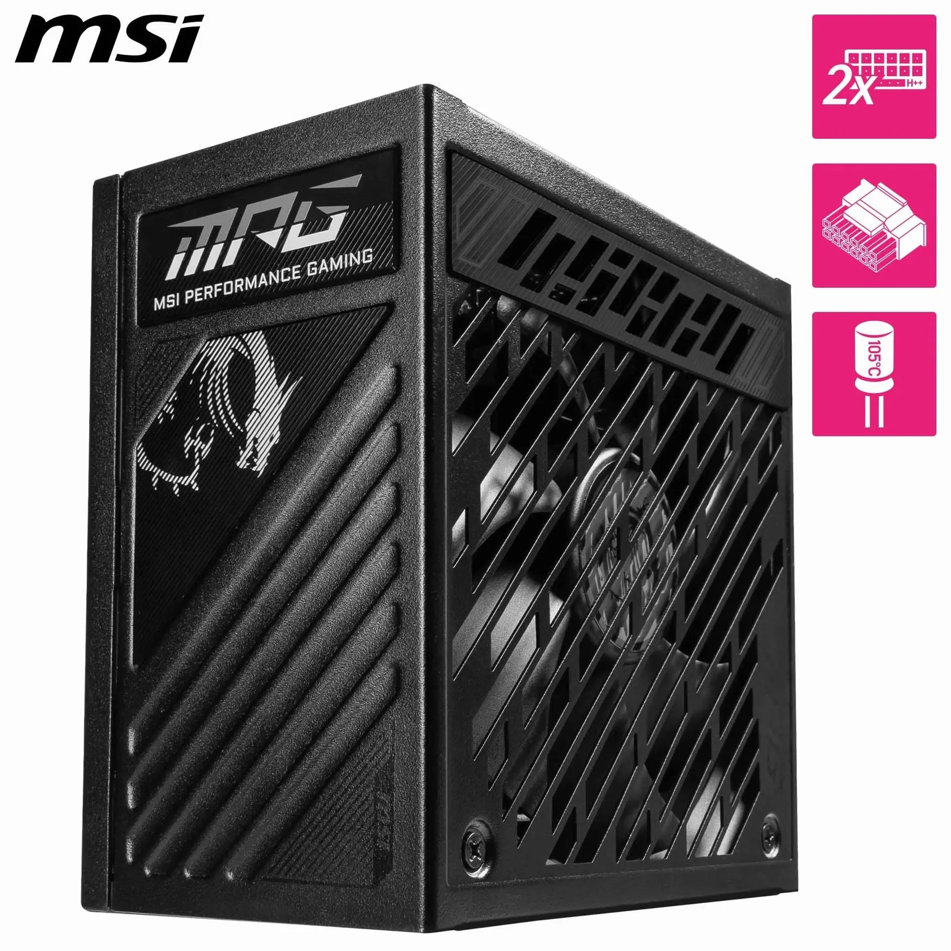 MSI MPG A850GS PCIE5 zasilacz sieciowy 850 W 80 Plus Gold ATX 3.1 PCIe 5.1