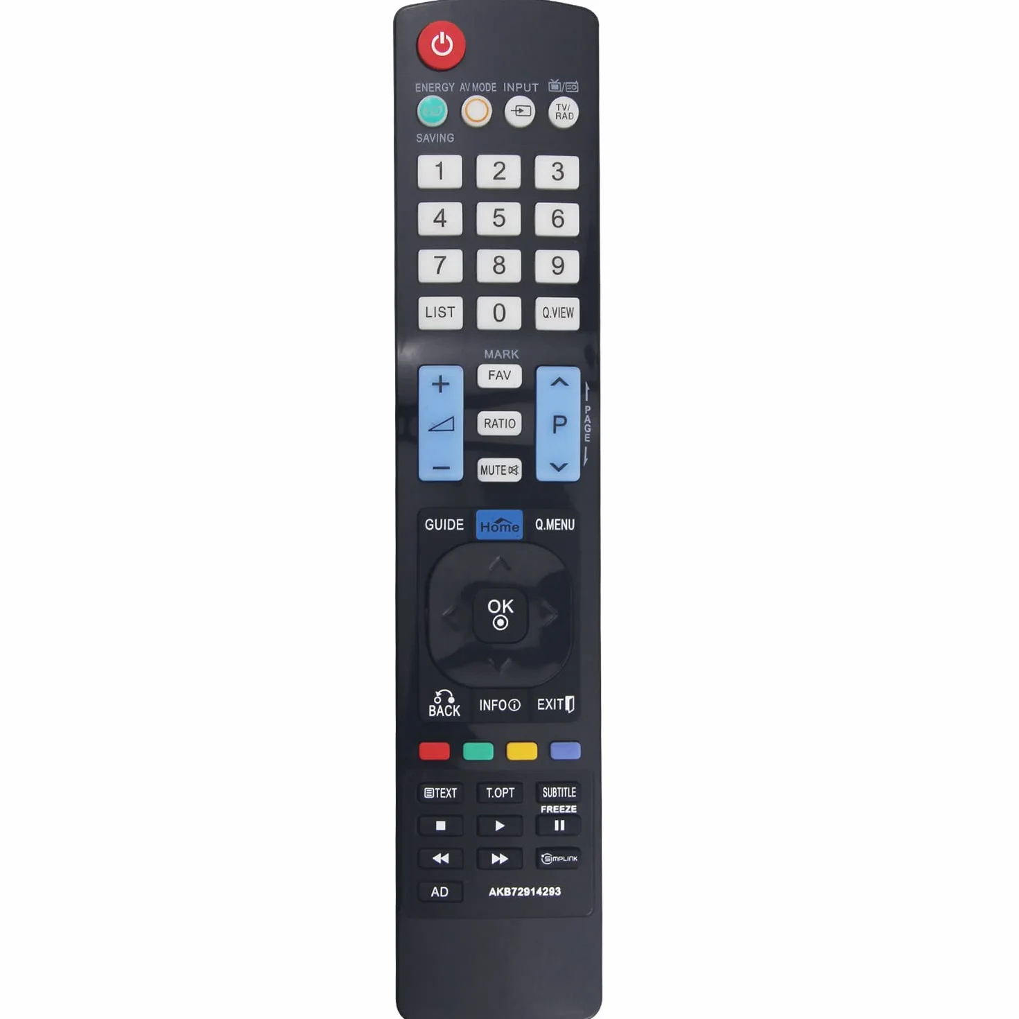 Zamiennik pilota do LG TV 42LE4500 37LE4500 32LE4500 42PT351 50PT351 42PT353 50PT353 50PV350 50PV250 60PV250