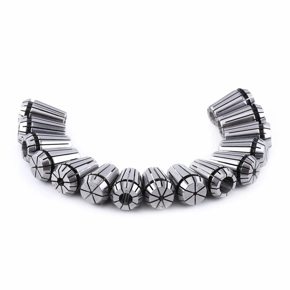 Zestaw szczypiec ER20, 15 szt. 1-13 mm zestaw szczypiec ER20, precyzyjny uchwyt zaciskowy ER20, do narzędzia tokarskiego do grawerowania CNC, akcesoriów narzędziowych