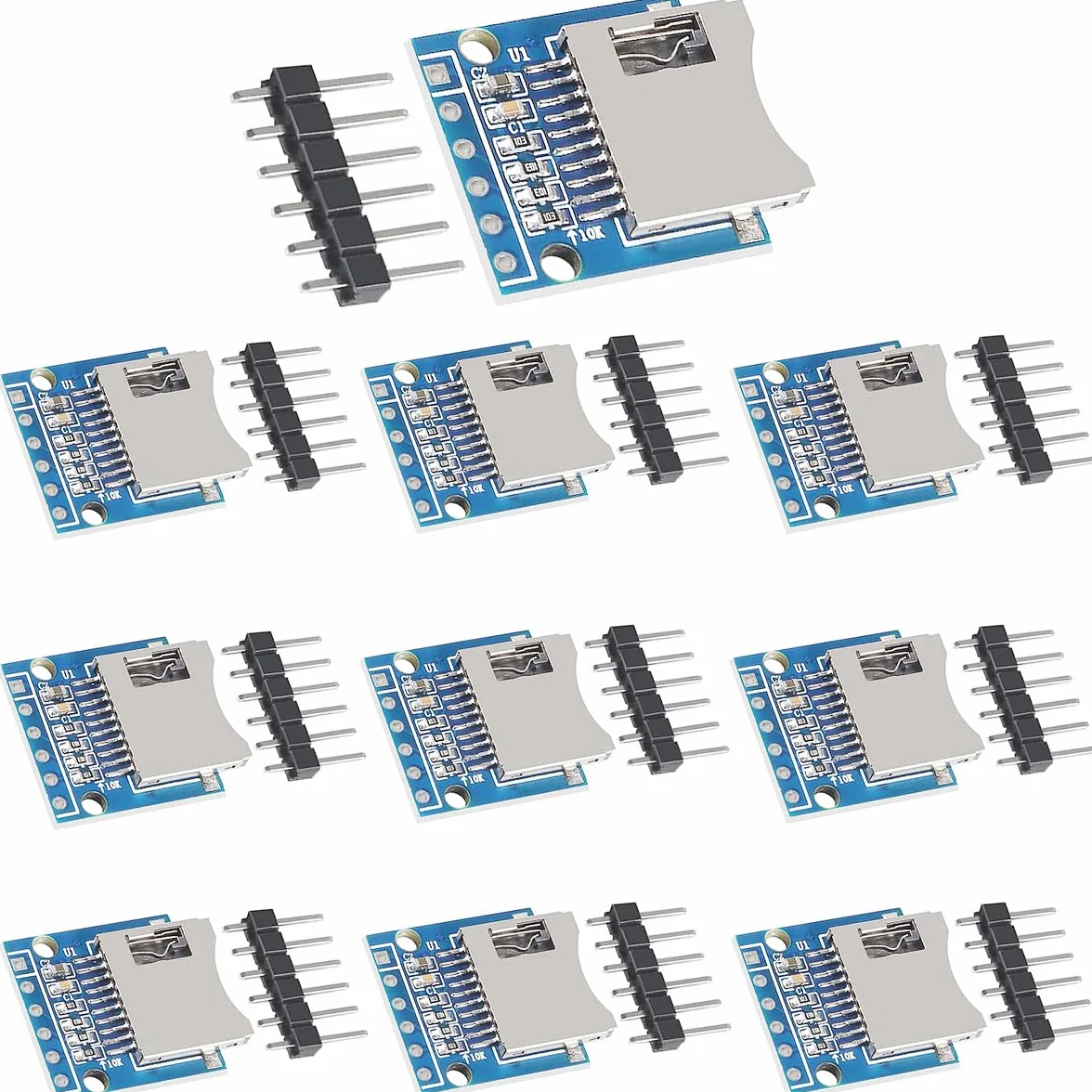 Moduł karty Micro SD TF SPI z adapterem i konwersją poziomu do Arduino