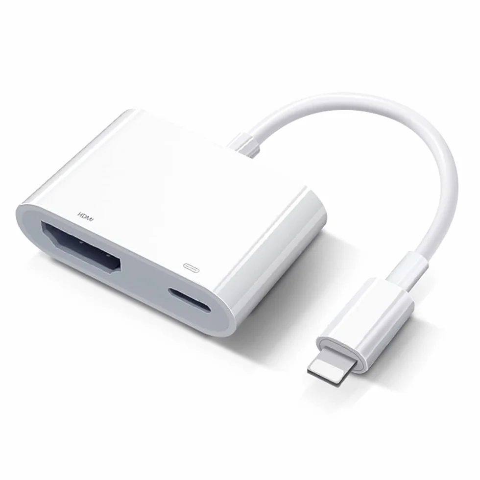 Adapter Lightning HDMI z certyfikatem Apple MFi do iPhone 14/13/SE/12/11/XS/XR/X/8/7/iPad