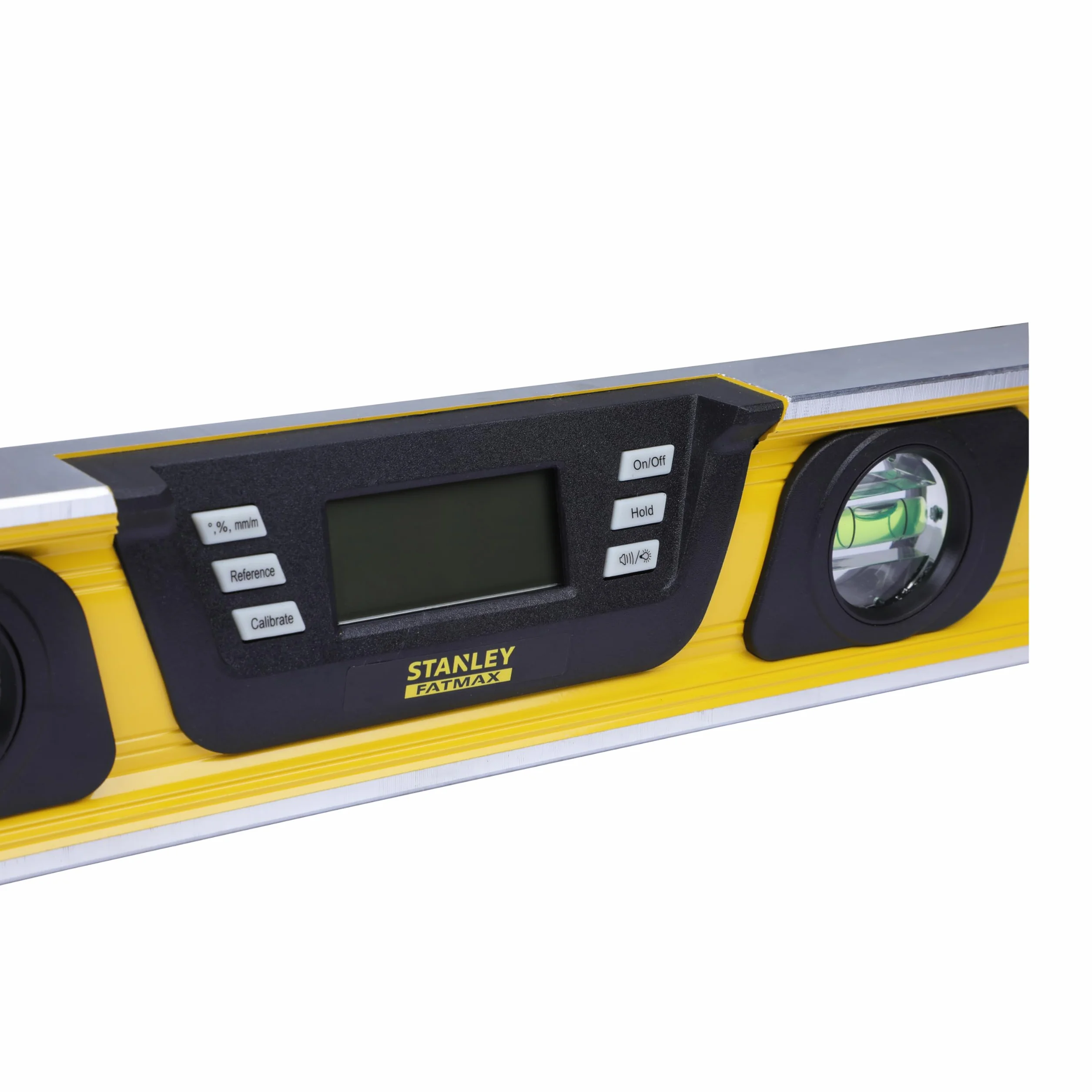 Stanley Pochyłomierz FatMax (cyfrowa poziomica w stopniach|procent mm/m, długość 40 cm, wyświetlacz LCD) 0-42-063