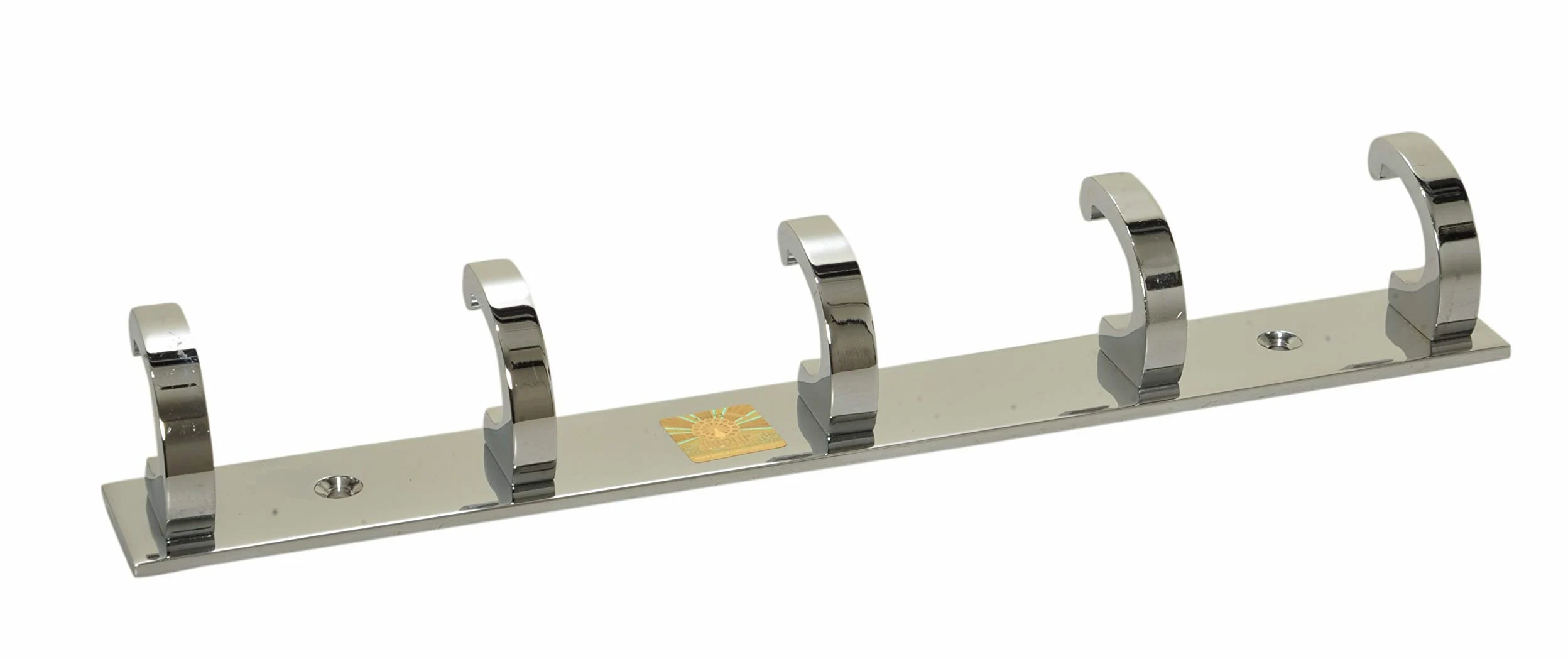 JaipurCrafts WebelKart Ekskluzywny błyszczący - 5-pinowy wieszak na ubrania łazienkowe, wieszak na drzwi, ścianę, szlafrok, haczyki do wieszania kluczy, ubrań, stalowych haczyków na ręczniki (1 szt.)