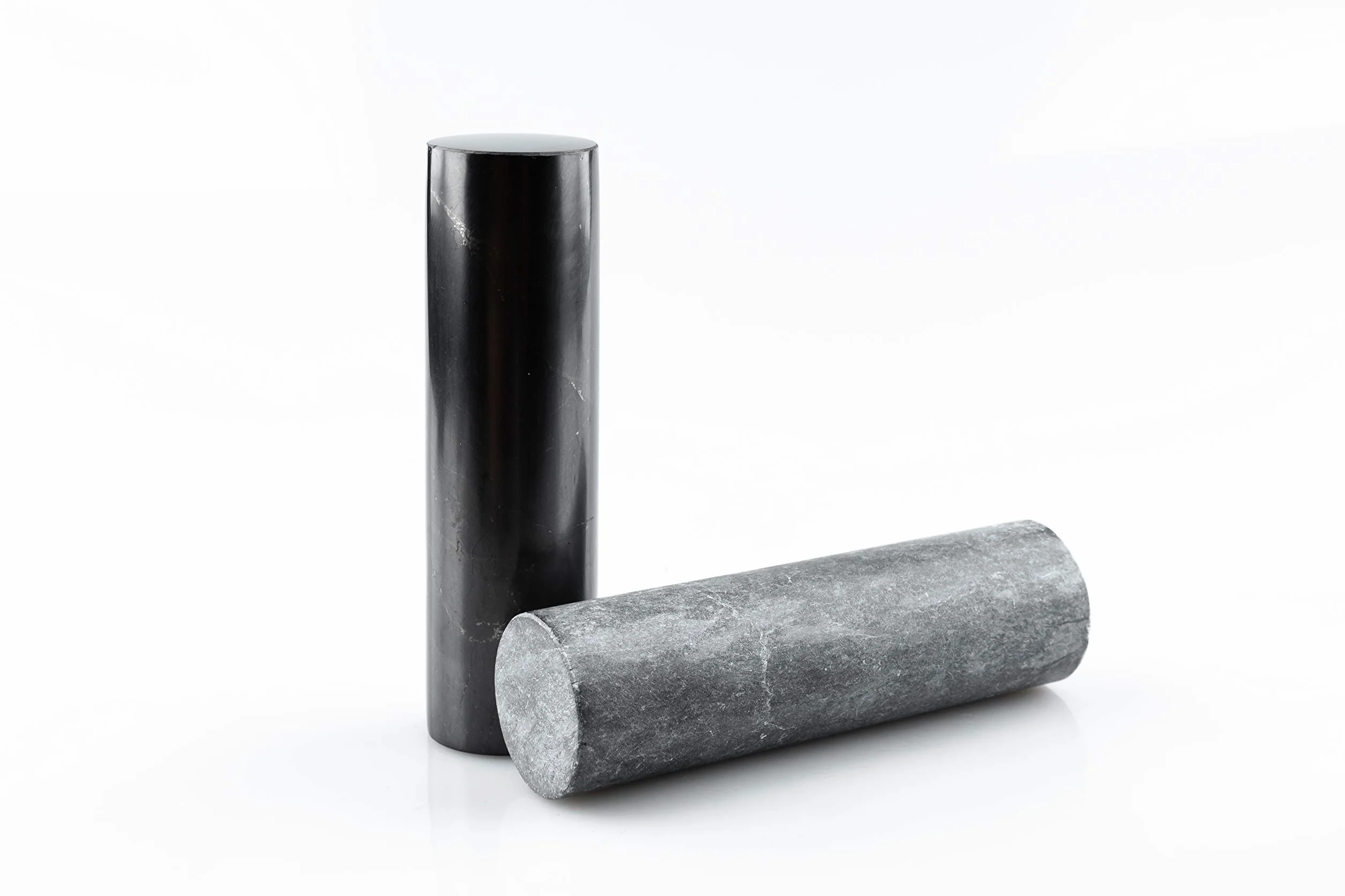 KASHU Kamień szlachetny szungit bezpośrednio z Karelii: harmonizatory cylinder szungit i chlorek talku 10 x 3