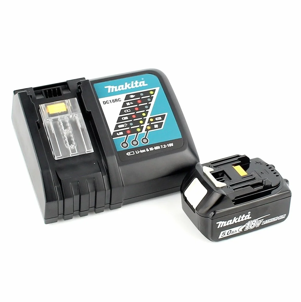 Makita DHP 482 RT1J akumulatorowa wiertarko-wkrętarka udarowa 18 V 62 Nm w Makpac + 1 x akumulator 5,0 Ah + ładowarka