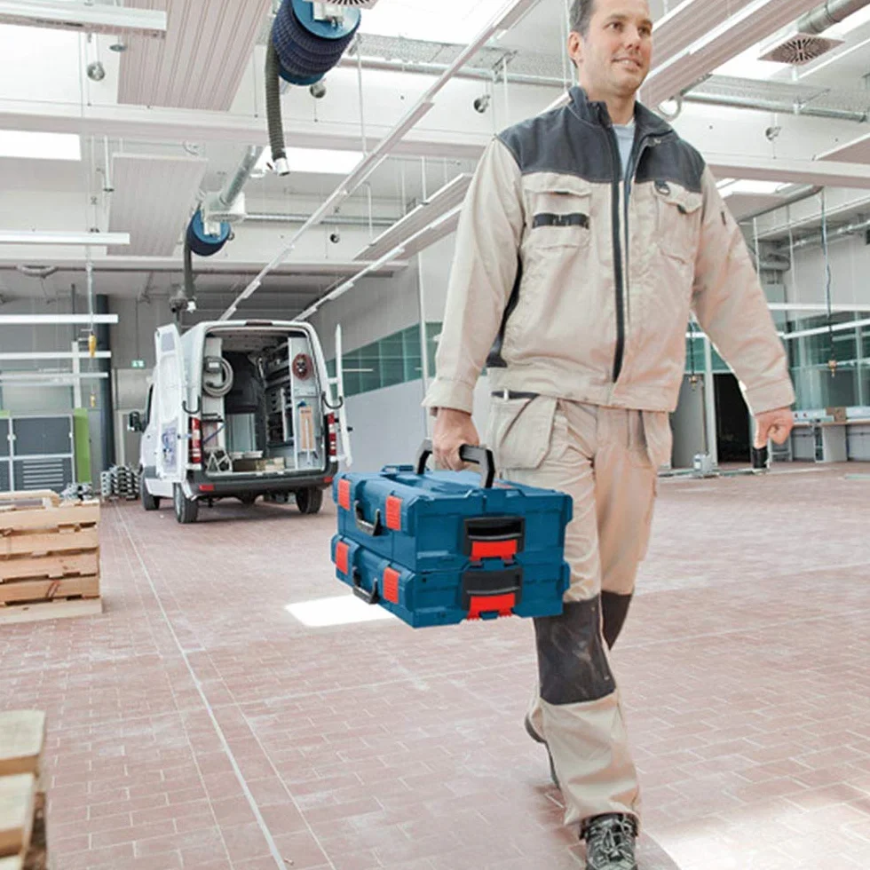 Bosch Professional System walizek L-BOXX 102 + 6-częściowy zestaw pojemników wkładanych do L-BOXX 102