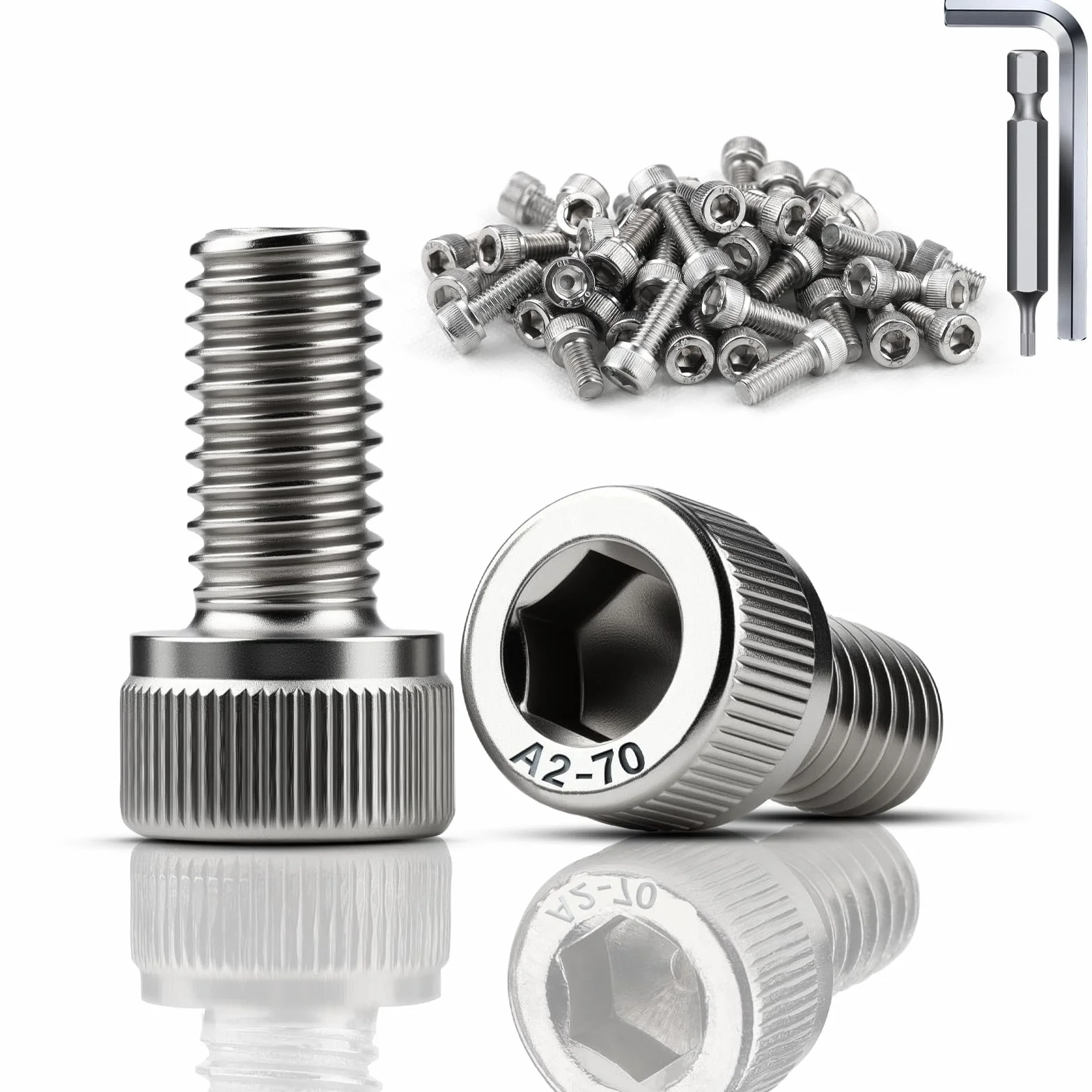 60 sztuk śrub z łbem cylindrycznym M5 x 14 mm śruby ze stali nierdzewnej A2 V2A DIN 912 śruby sześciokątne śruby cylindryczne z gniazdem sześciokątnym pełny gwint śruby imbusowe do mechanicznej