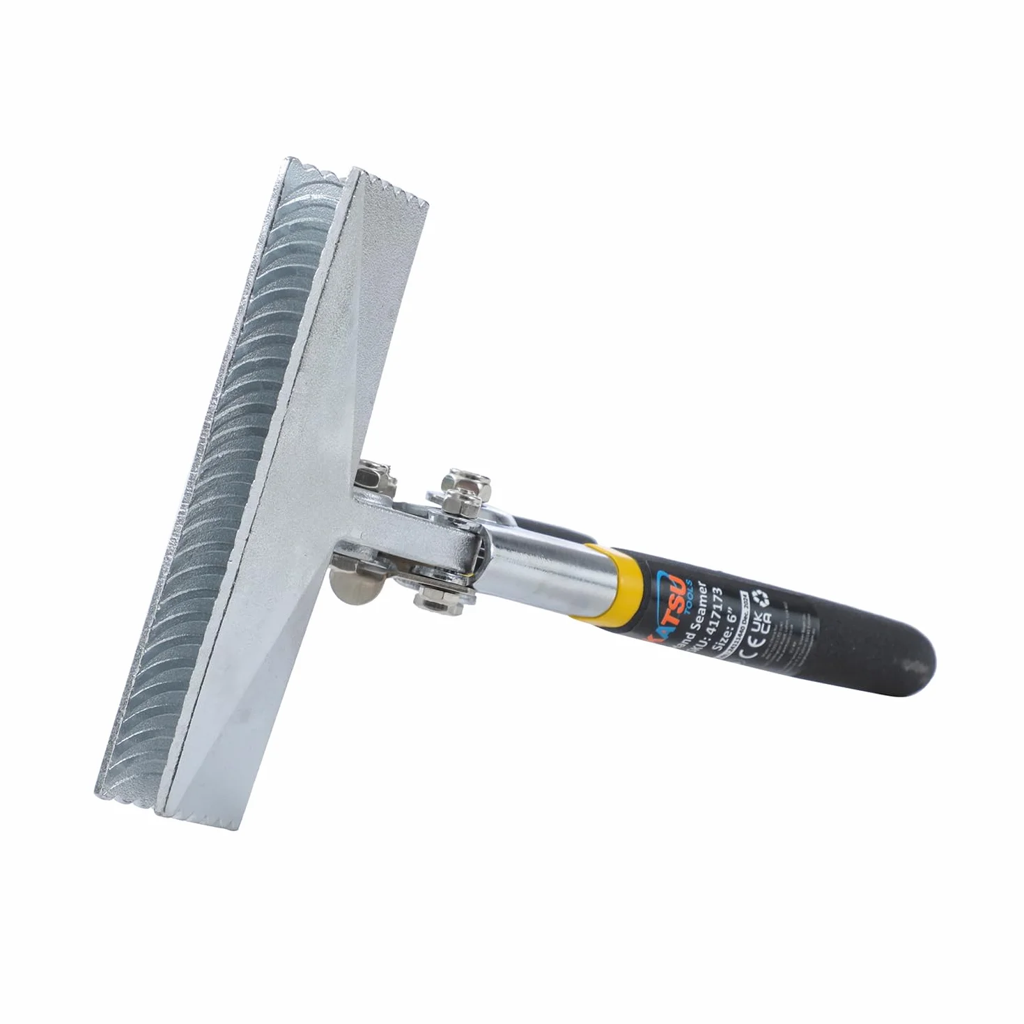 KATSU 417173 zszywacz ręczny do blachy 15 cm, wielofunkcyjne proste szczypce do gięcia blachy, narzędzie do gięcia ręcznego, z antypoślizgowym uchwytem, 417173
