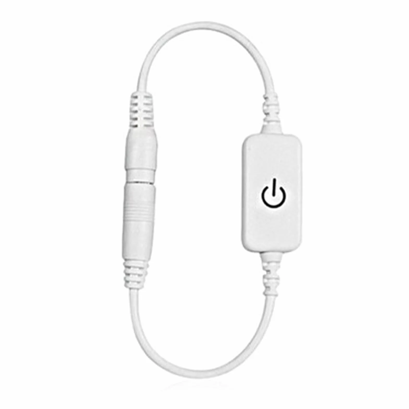 Mini Ściemniacz LED Dotykowy DC12-24V 1 Kanał 4A Przełącznik do Taśm LED Monochromatycznych Plastikowy 22g