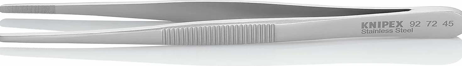 KNIPEX Pinceta uniwersalna matowe ryflowane 145 mm, 92 72 45