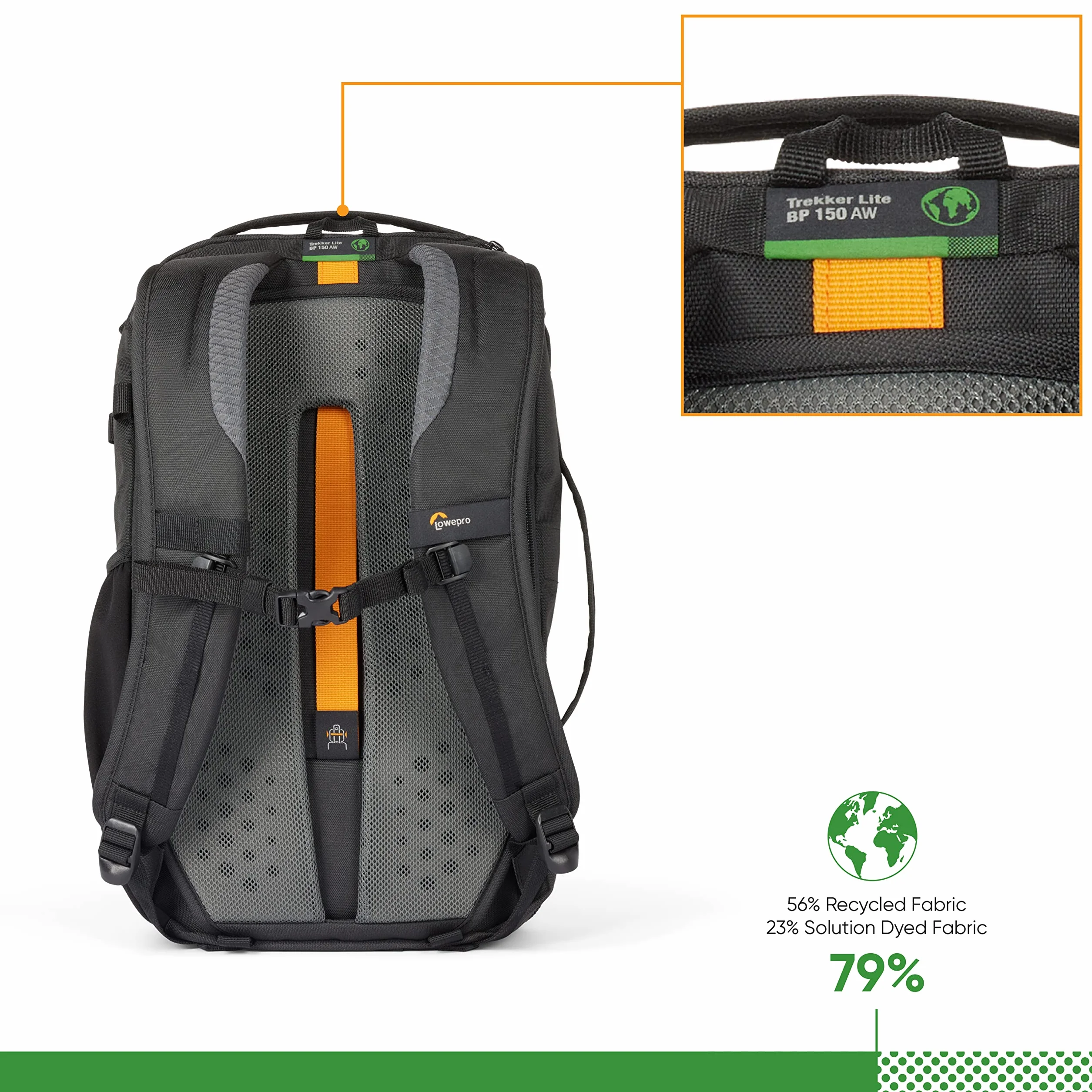 Lowepro Trekker Lite BP 150 plecak na aparat ze zdejmowaną wkładką szary
