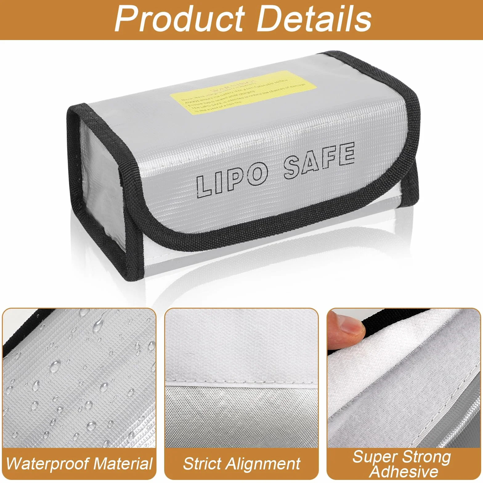 Lipo Safe Bag ognioodporna torba bezpieczeństwa do akumulatorów Lipo e-bike