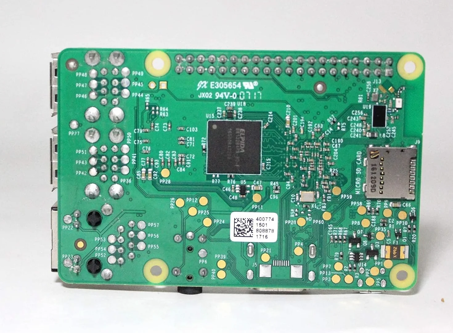 Raspberry Pi 3 Model B CPU1.2GHz/1GB/USB2.0/HDMI/Bluetooth/WiFi RASPBERRYPI3-MODB-1G