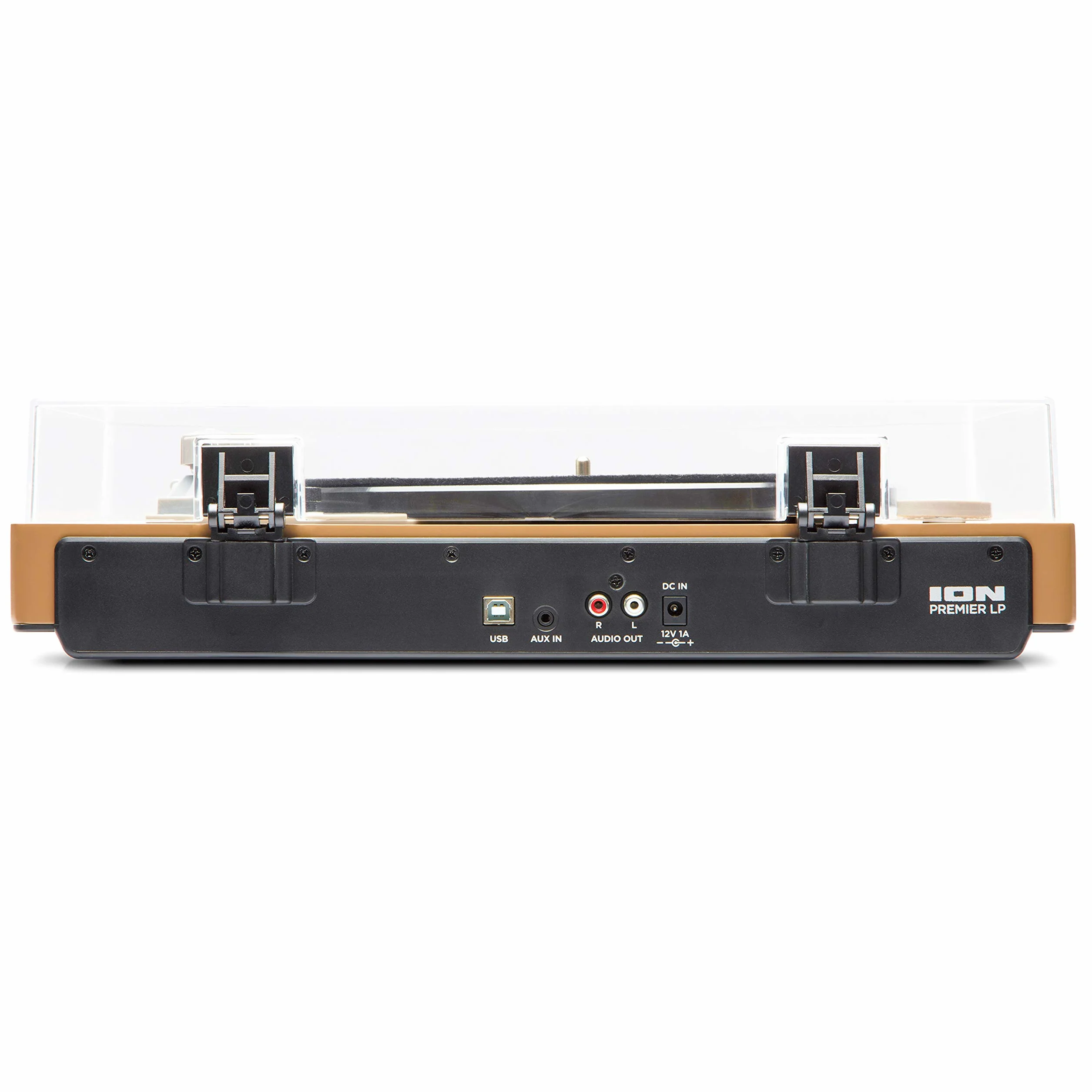 ION Audio Premier LP bezprzewodowy gramofon Bluetooth winylowy z głośnikami USB RCA słuchawkowymi drewno