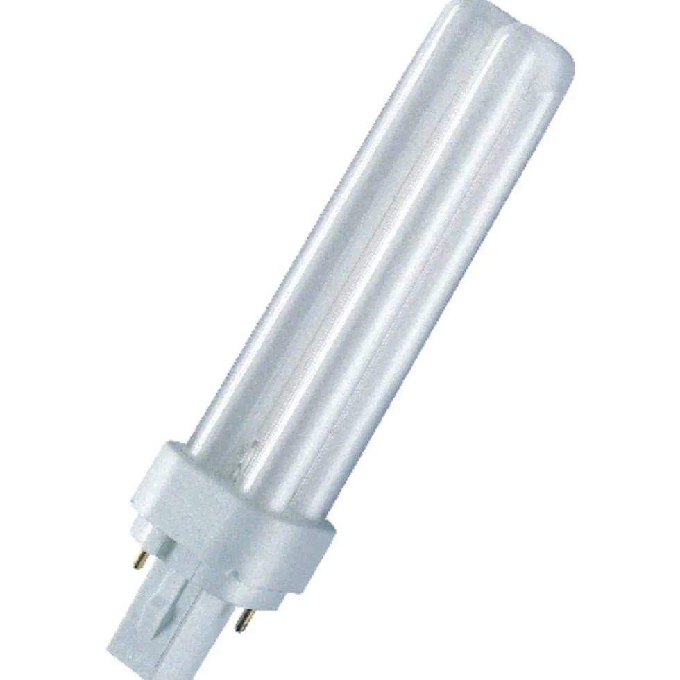 Osram 0220-018840o Świetlówka Kompaktowa, G24d-2, 18 W, Ciepła Biel, 1200 Lumenów