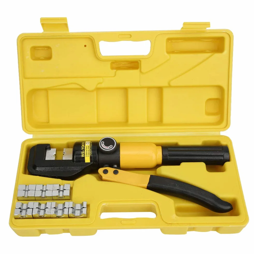Haofy Wytrzymała 8-tonowa Zaciskarka do Końcówek Kablowych z końcówką hydrauliczną 16 Matryc 4–70 mm² Niezawodna Akumulatorowa Zaciskarka Hydrauliczna dla Wykonawców
