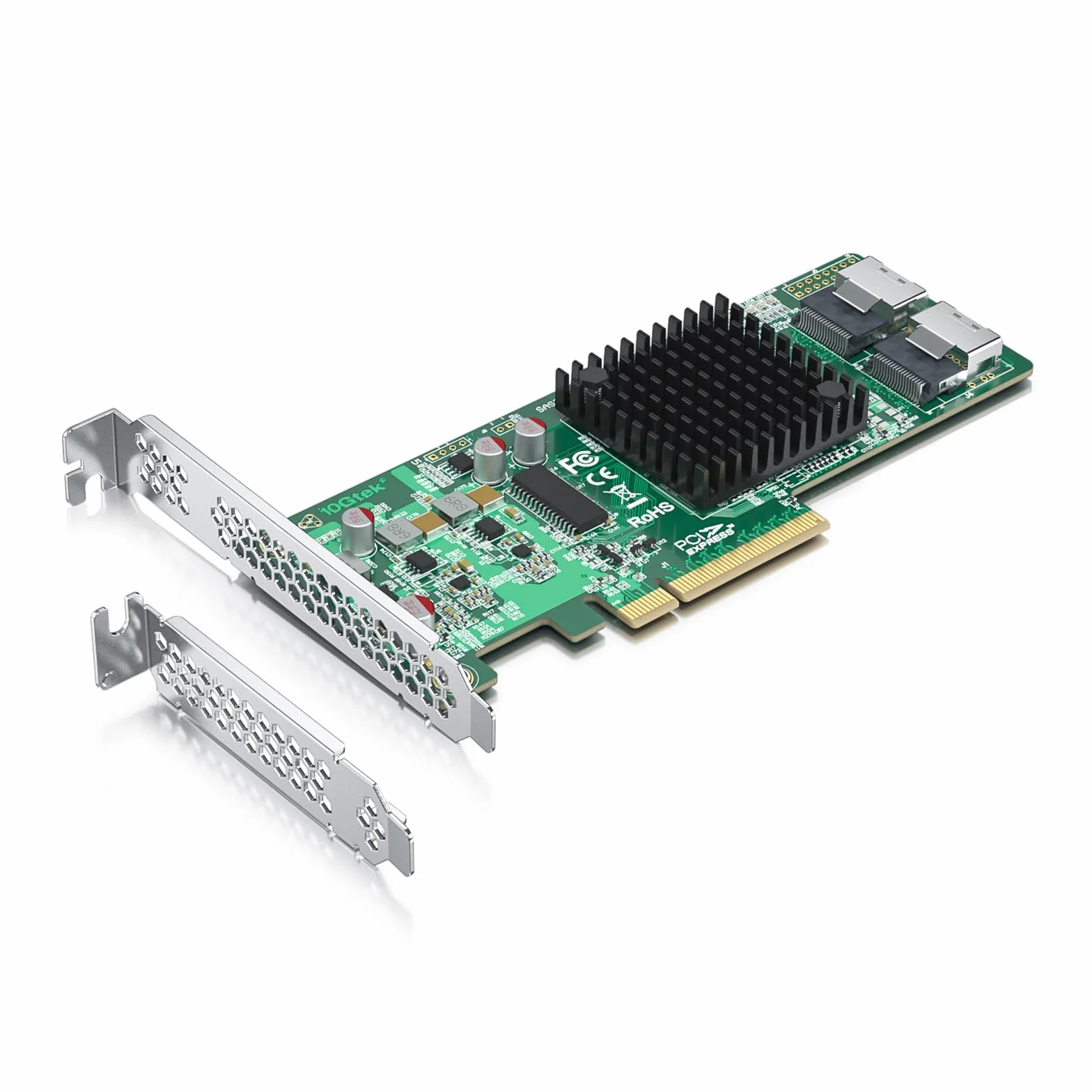 Internal PCI Express SAS/SATA HBA RAID Controller Card, SAS2008 Chip, X8, 6Gb/s, SAS 9211-8I