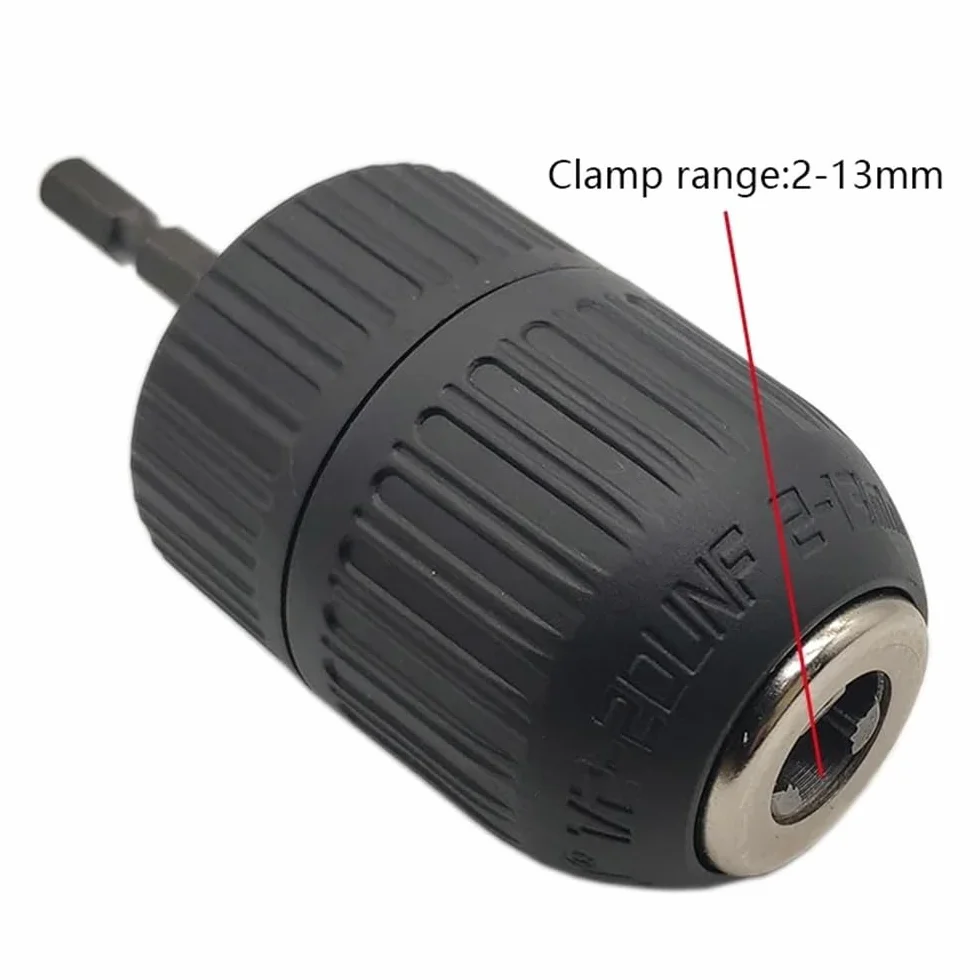 4-częściowy zestaw adapterów do szybkowymiennego uchwytu wiertarskiego - gwint 1/2"-20UNF, bezkluczowy konwerter 2-13 mm do chwytu SDS-Plus i 1/4" sześciokątny