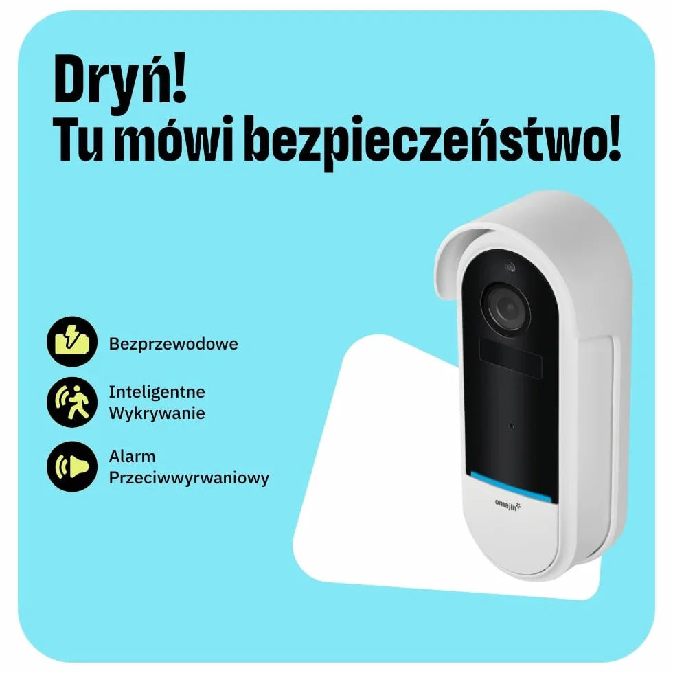 OMAJIN by Netatmo 2K Inteligentny wideodomofon bezprzewodowy bateryjny IP65 OVD-01