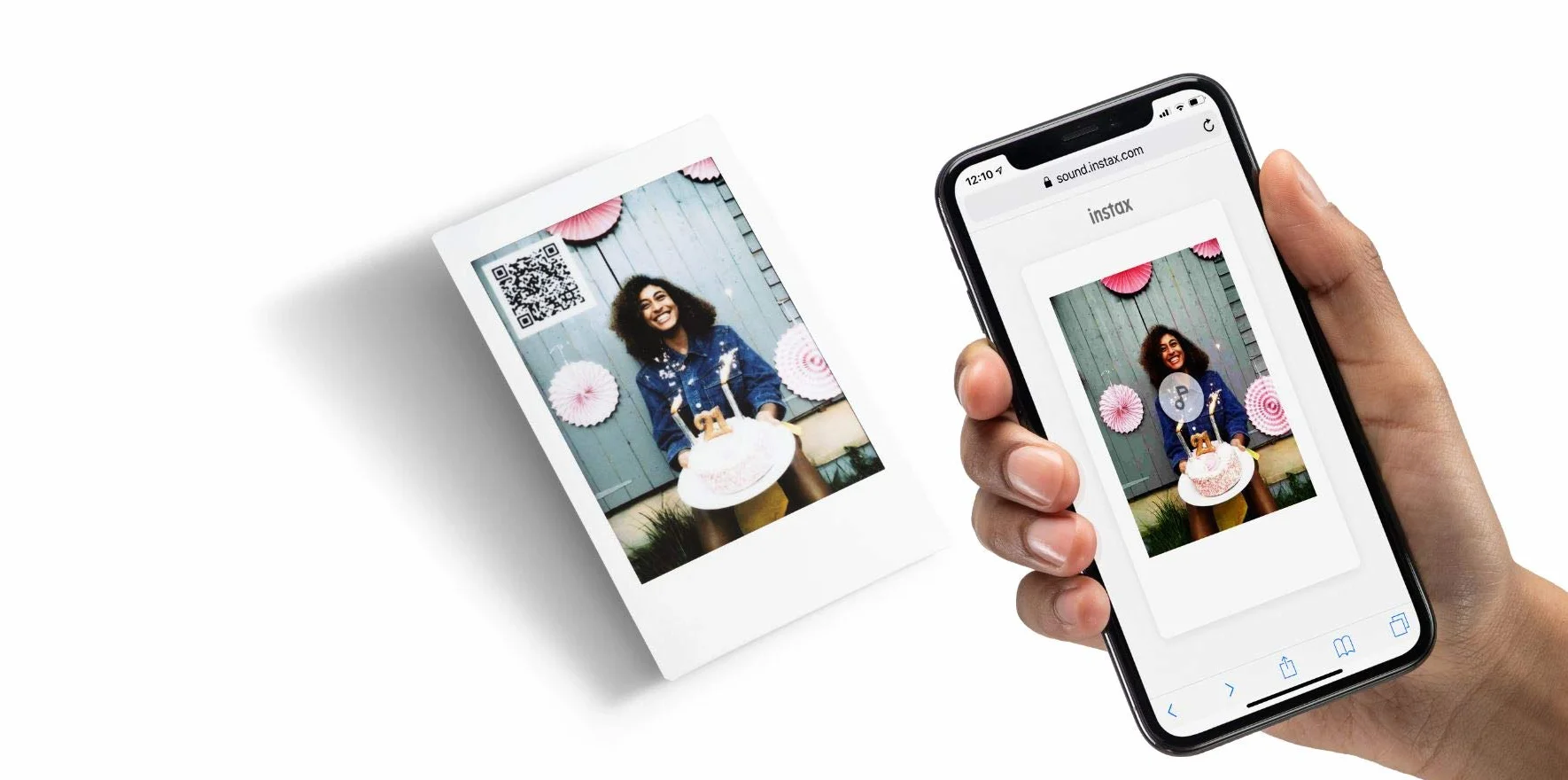 instax mini LiPlay aparat natychmiastowy z funkcją drukarki, czarny