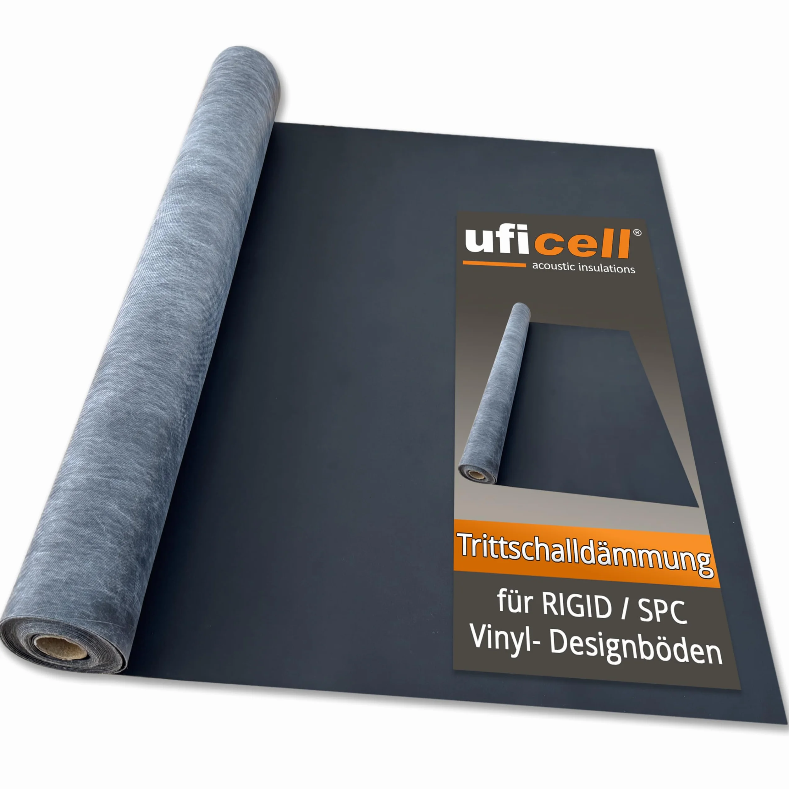 Uficell Vinosilent Premium winylowa izolacja akustyczna 1,5 mm 20 m² podkładka antypoślizgowa do podłóg winylowych LVT