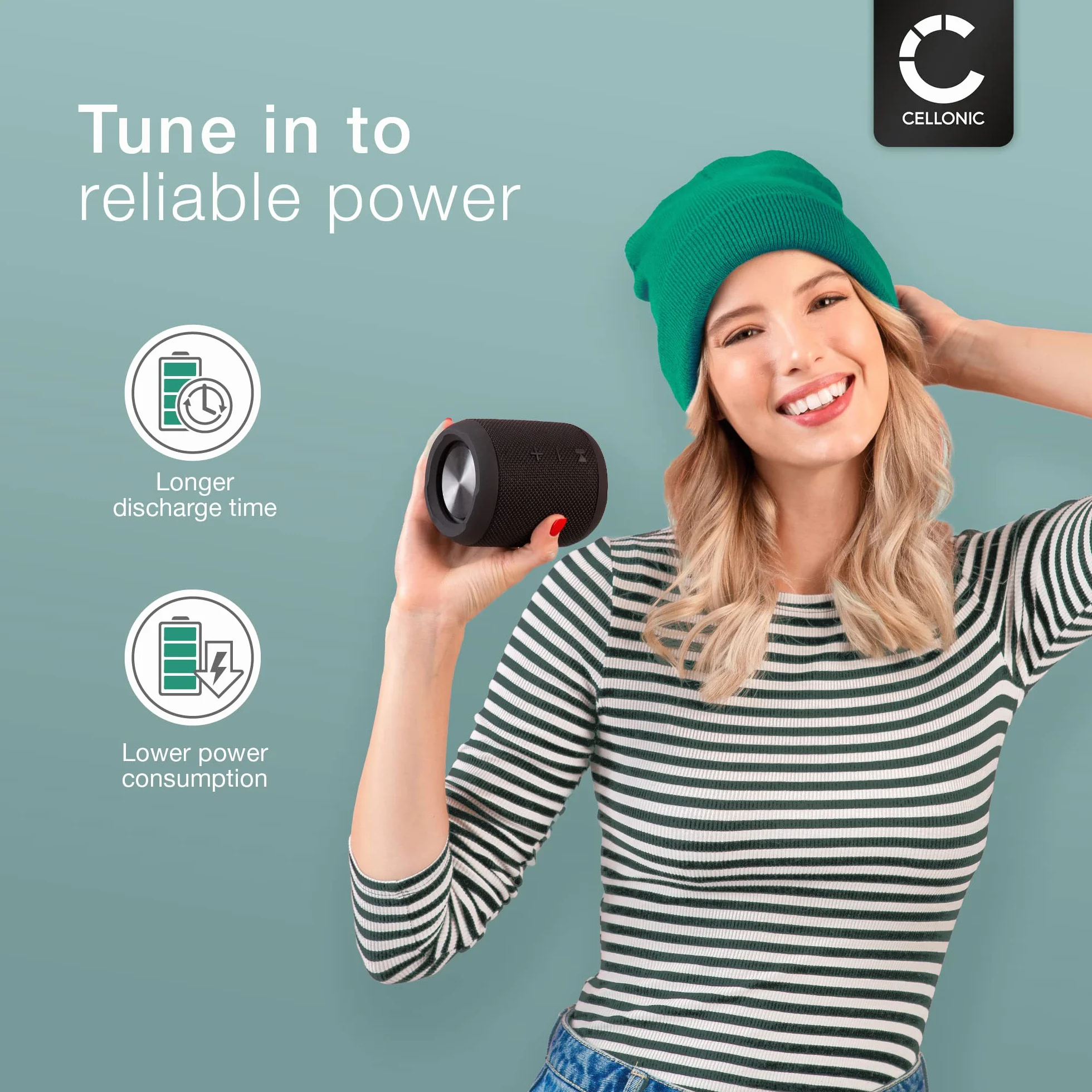 CELLONIC® Wysokiej jakości akumulator kompatybilny z JBL Flip 3, GSP872693, P763098 03 3000 mAh + zestaw narzędzi akumulator zapasowy bateria
