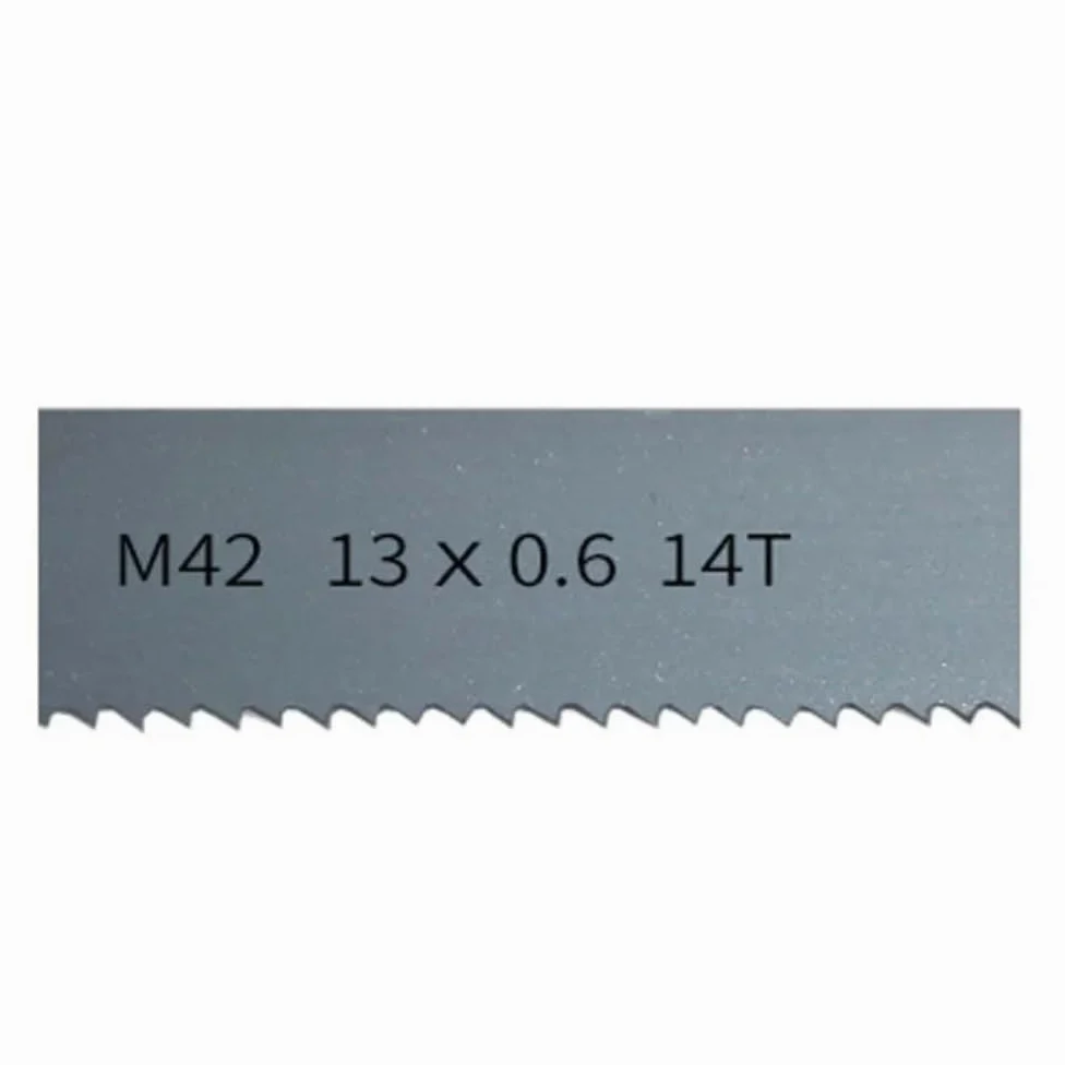 1 szt. Brzeszczot bimetaliczny M42 o szerokości 13 mm, 6-24 zębów na cal, wysokowydajny, do głębokiego cięcia metalu(14T*2095mm)