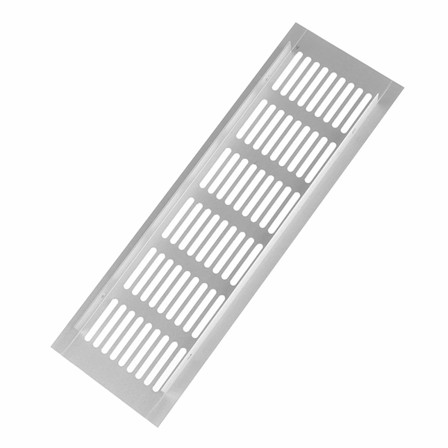 Biała kratka wentylacyjna ze stopu aluminium, perforowana kratka do kanałów ściennych, akcesoria do wentylacji DIY, rozwiązanie wentylacyjne i stylowa kratka wentylacyjna