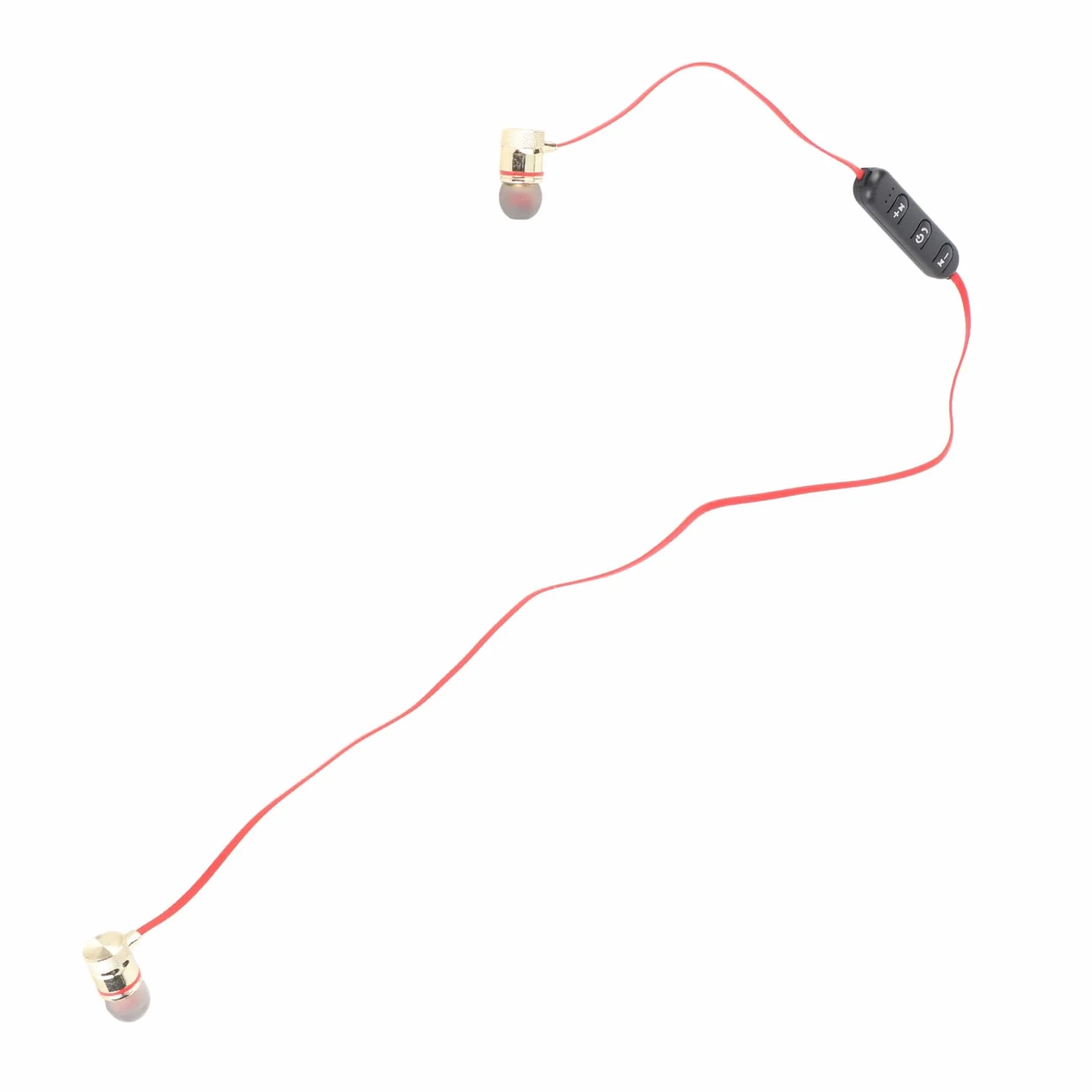 Tonysa Bluetooth słuchawki magnetyczne bezprzewodowe sportowe zestaw słuchawkowy złoty/czarny 4.1