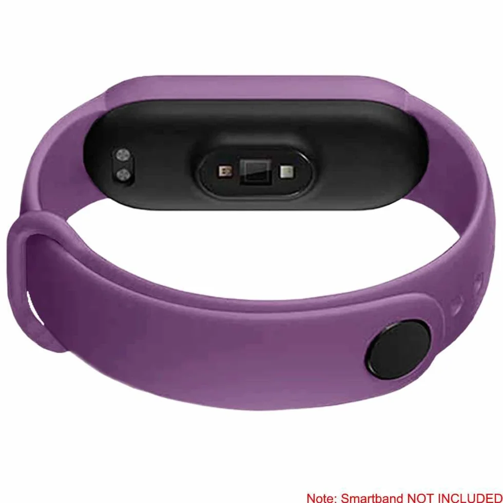 OcioDual Silikonowy pasek kompatybilny z Xiaomi Mi 6/ 5, Amazfit Band 5, czarny, silikonowy pasek, wysuwany