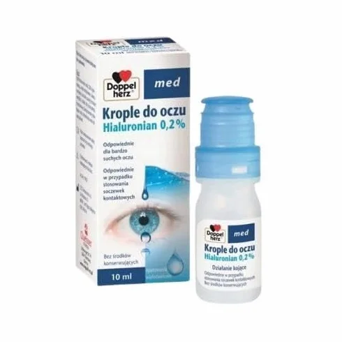 Doppelherz Med Krople do oczu Hialuronian, 10ml