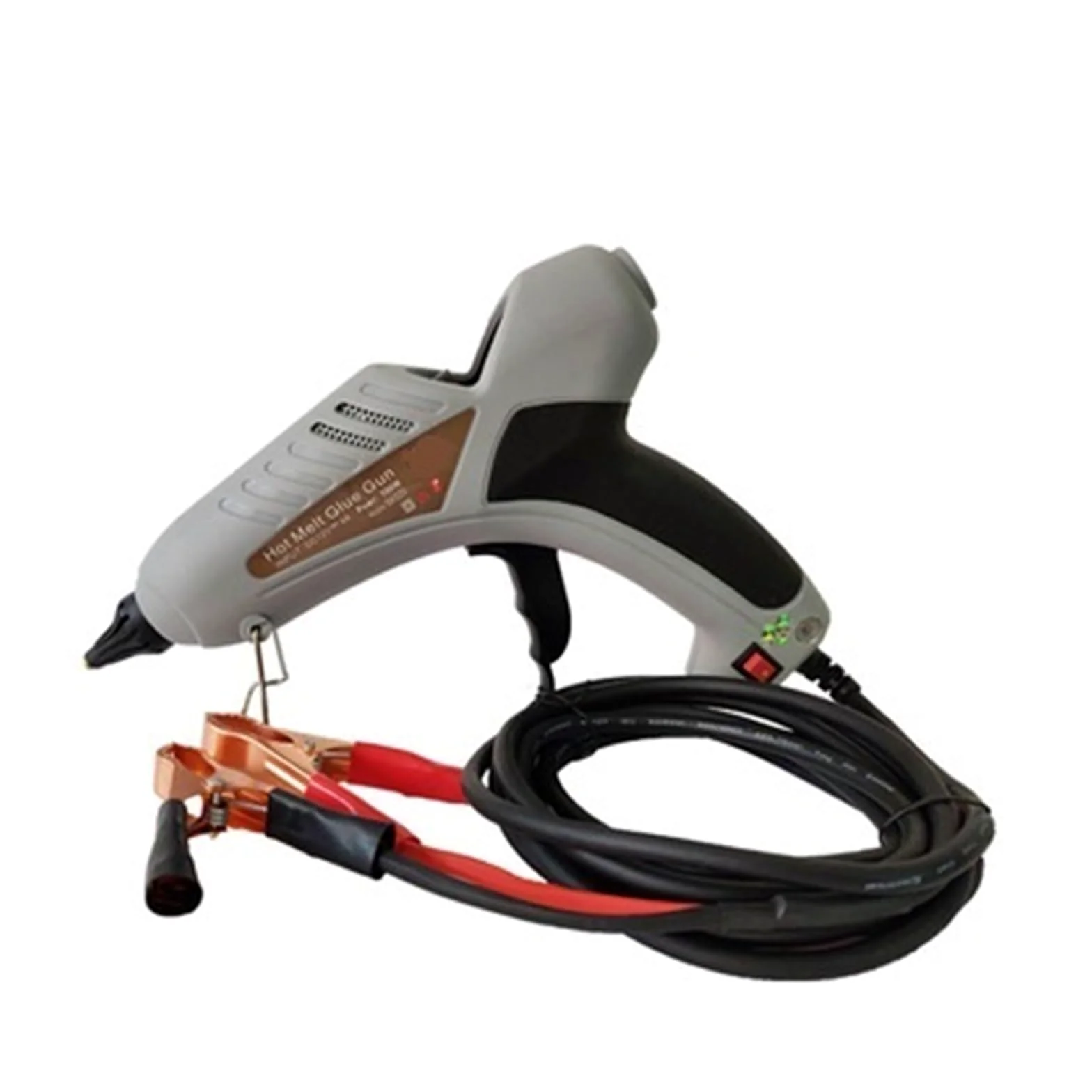 100W Samochód Uniwersalny Pistolet Do Klejenia Na Gorąco Do Naprawy Wgnieceń Z Zapalniczką/klipsy Baterii Wtyczka Bezpieczna 12V 24V 11mm Kleje W Sztyfcie(100W-BC-3M)