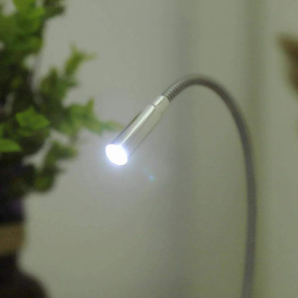 Lampka USB typu łabędzia szyja LED do czytania, elastyczna mini lampka nocna do komputera