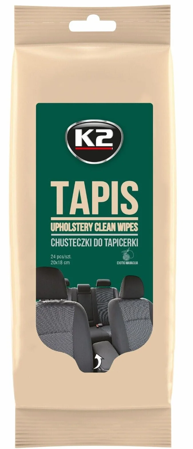 TAPIS WIPES Chusteczki do tapicerki materiałowej, 24 szt.