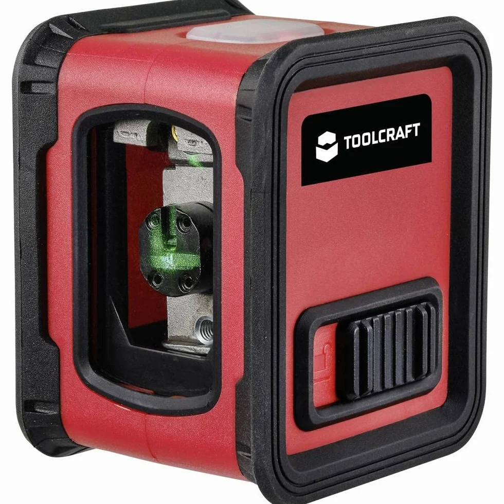 TOOLCRAFT CL12-G Laser Kreuzlinienlaser, w tym Stativ, selbstnivellierend, bardziej ekologiczny laser Reichweite (maks.): 12 m
