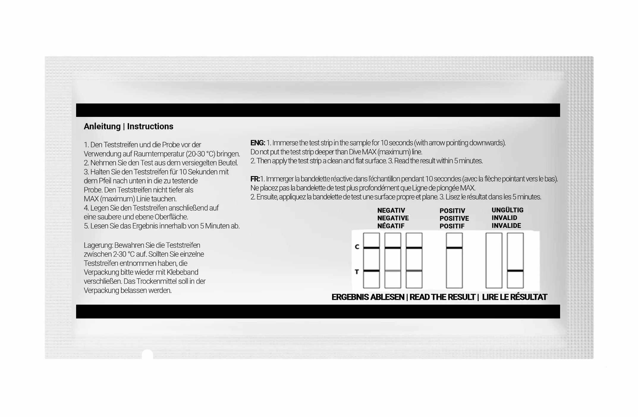10 x szybki test THC 25 ng/ml – test narkotykowy na marihuanę