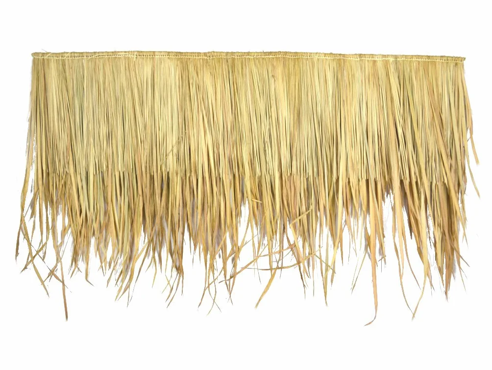 Dach z trawy morskiej 145 x 80 cm – mata dachowa z trawy trzcinowej – naturalny gont dachowy jako wiatr i ochrona przed słońcem