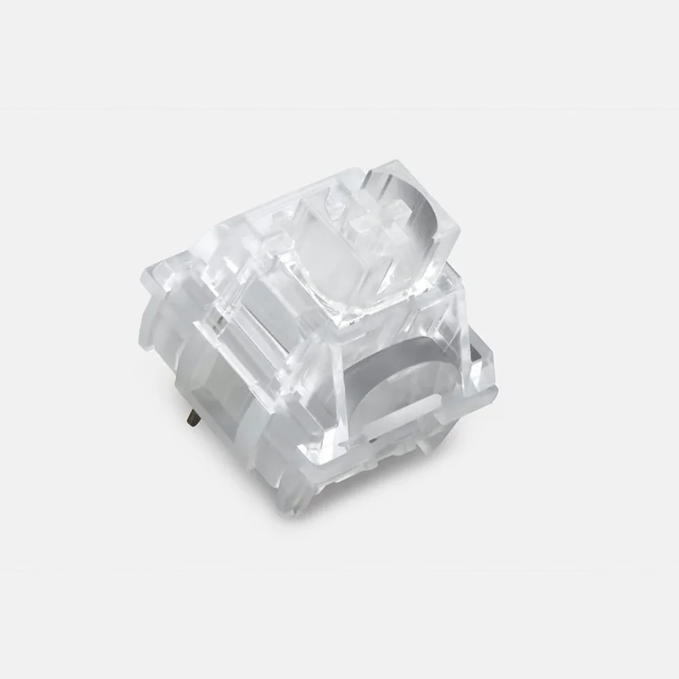 TTC Frozen Silent V2 Switch, Transparent RGB Pre-Lubed Silent Linear Mechanical Keyboard Switch (110PCS)