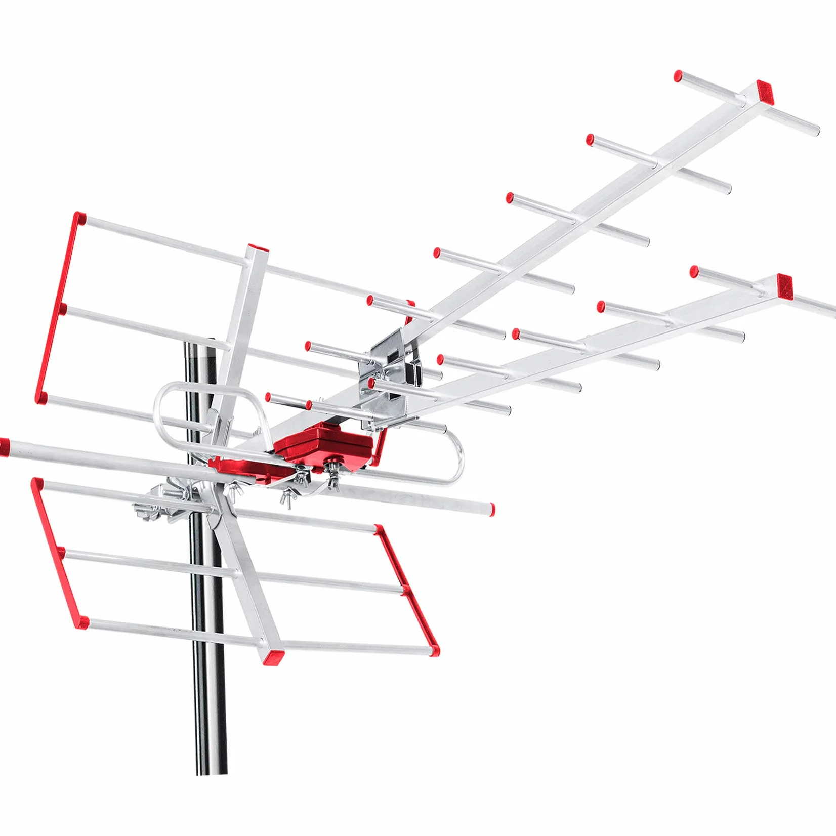Maclean MCTV-855 Antena Zewnętrzna TV DVB-T DVB-T2 UHF VHF Aktywna Full HD