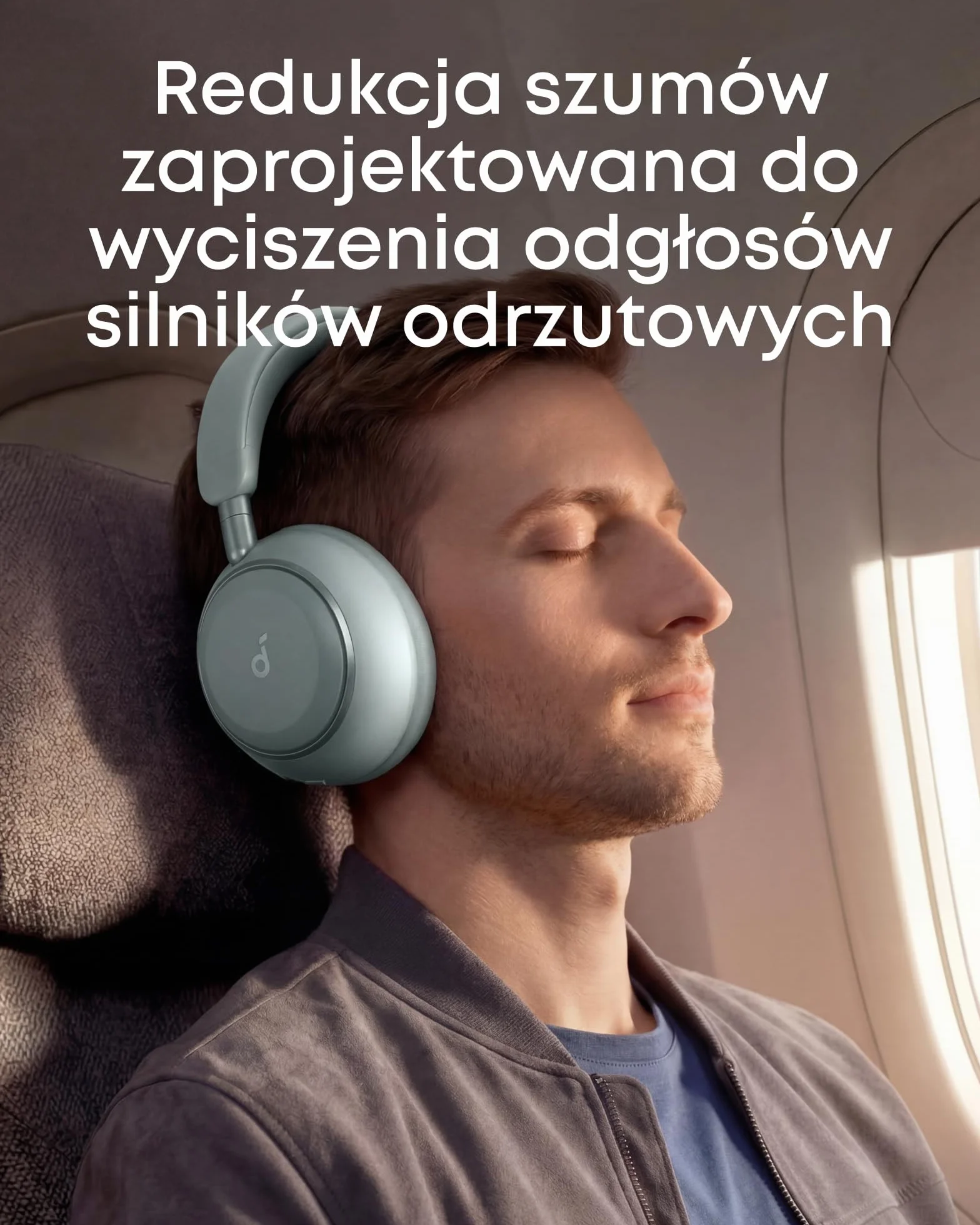 Soundcore Space 2 Słuchawki z aktywną redukcją szumów, 50h, LDAC, wysokiej rozdzielczości dźwięk
