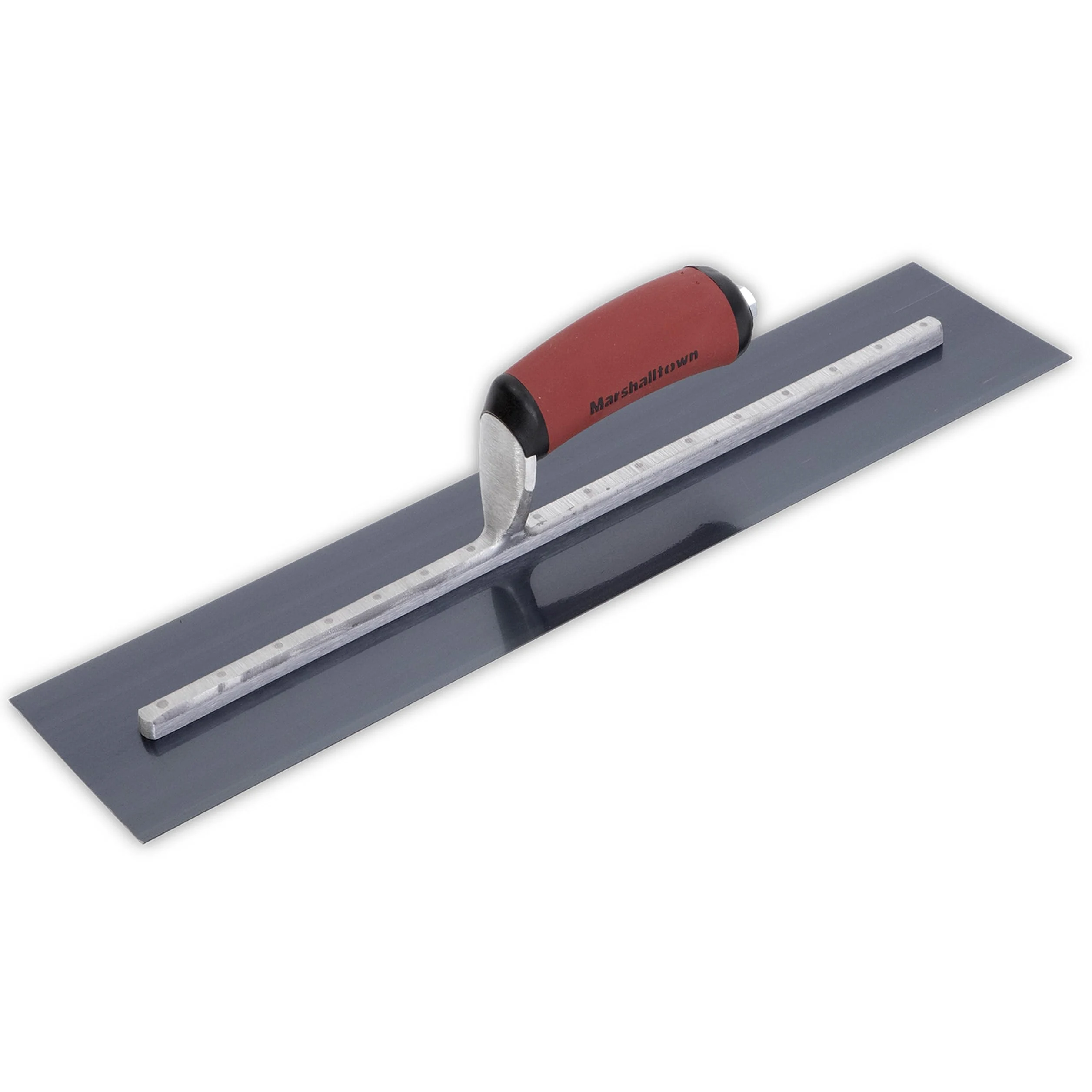 Paca marshalltown z zakrzywioną rękojeścią Durasoft, stal niebieska, wymiary: 406x102 mm