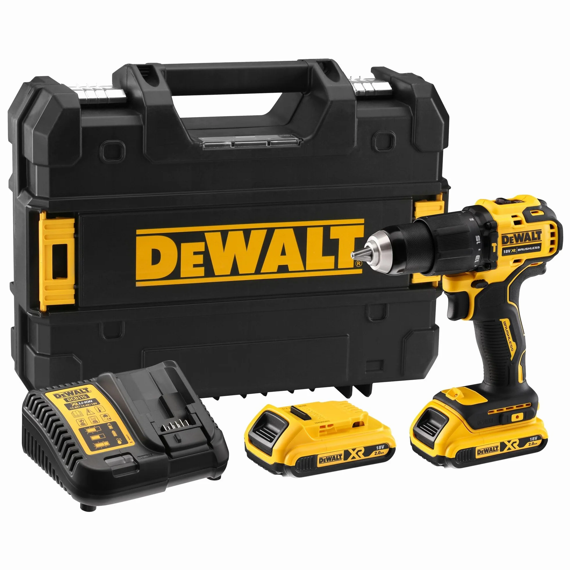 Dewalt Wiertarko-Wkrętarka, Czarny/Żółty, 18 V