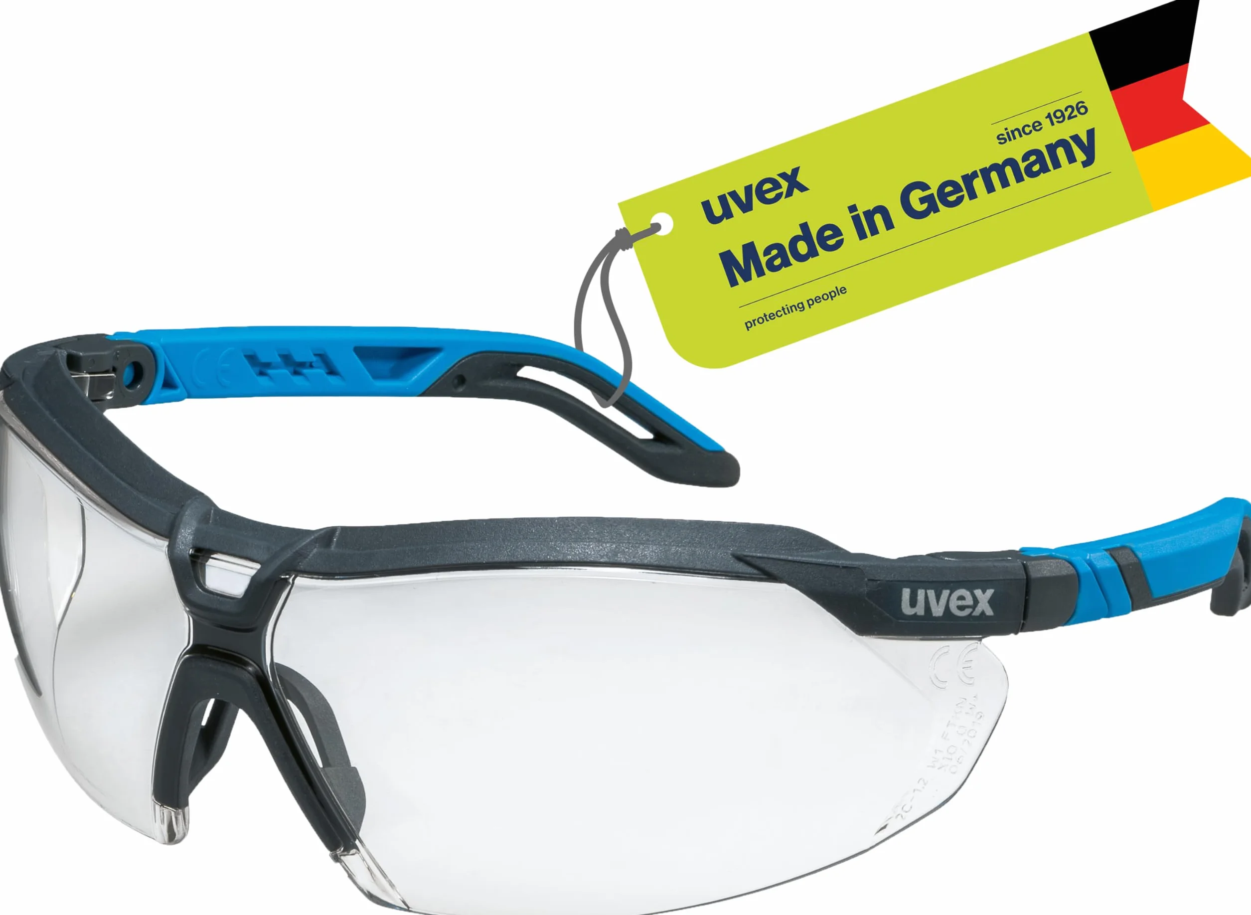 Uvex i-5 – okulary ochronne klasy premium – bardzo odporne na zarysowania, zaparowanie i regulowane