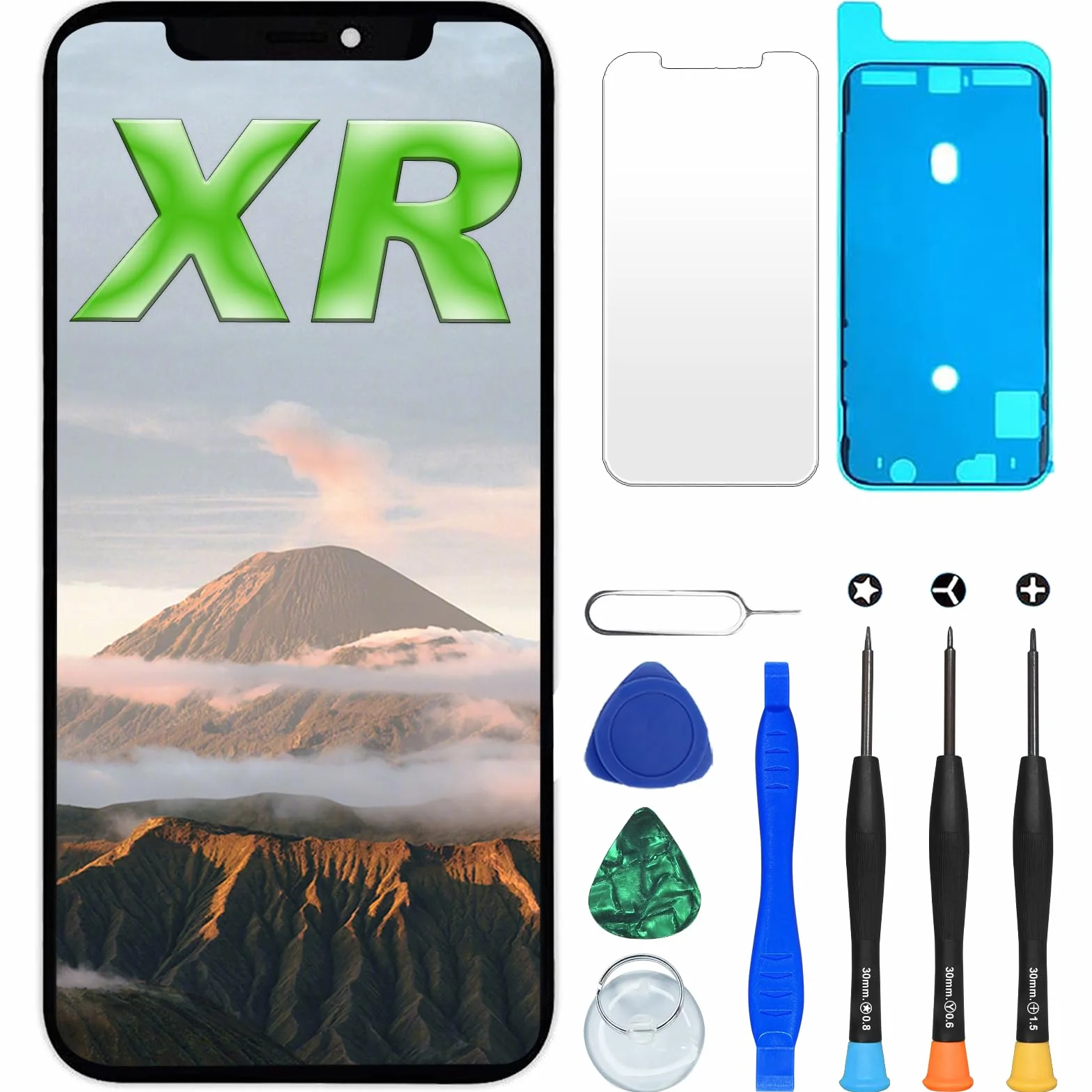 Wymiana ekranu LCD do iPhone XR 6,1'' zespół wyświetlacza z dotykowym digitizerem A1984 A2105 A2106 A2107 A2108 zestaw naprawczy