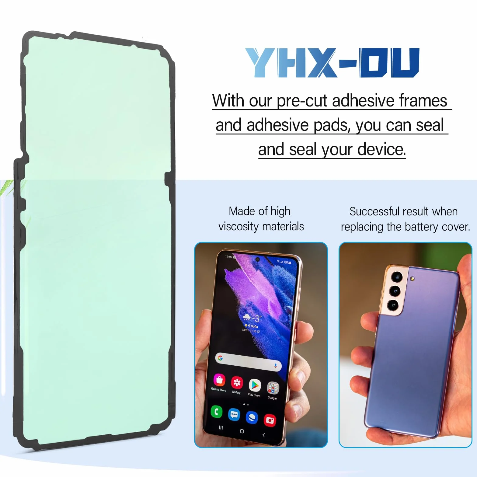 Pokrywa akumulatora wodoszczelna folia samoprzylepna do Samsung Galaxy S21 5G