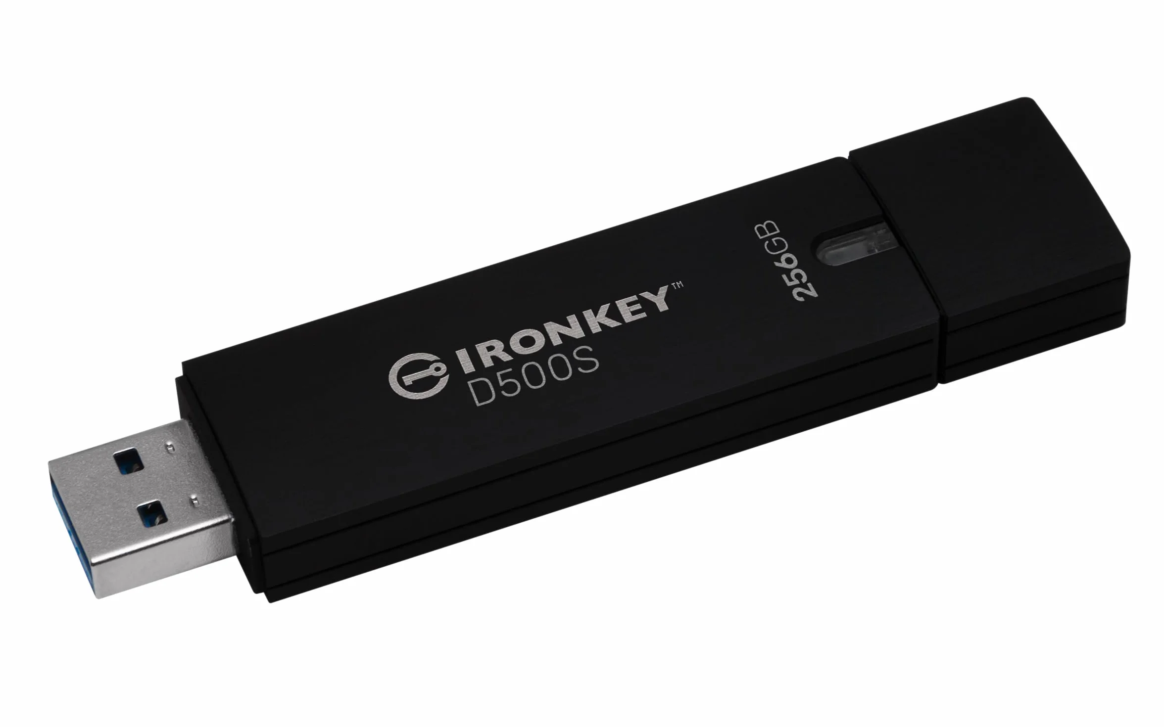 Kingston IronKey D500S szyfrowany sprzętowo dysk flash USB 256 GB FIPS 140-3 Lvl 3 (w toku) AES-256 - IKD300S/256GB
