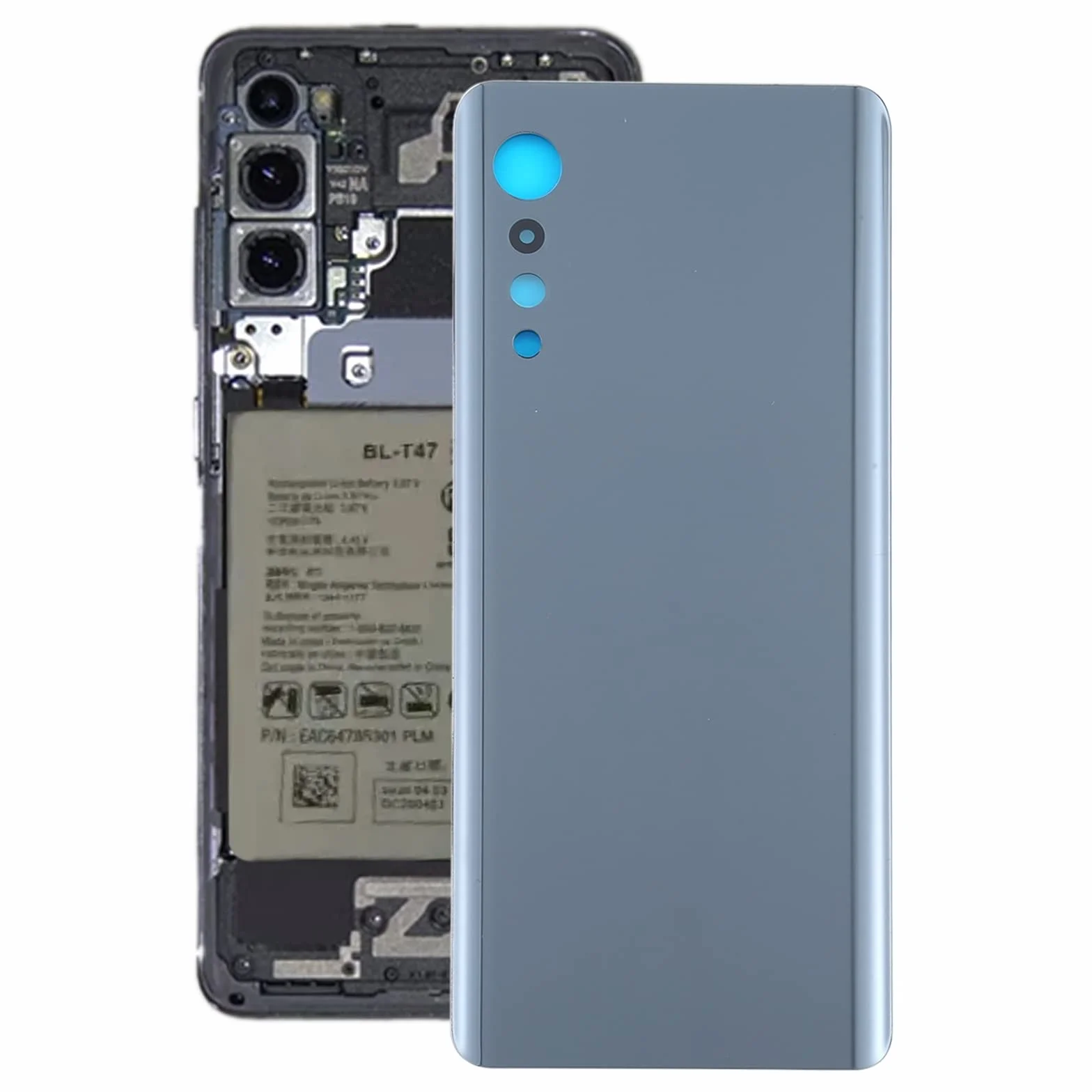 Pokrywa baterii tylna LG VELVET LMG910EMW LM-G910EMW VELVET 5G LM-G900N LM-G900EM Czarny