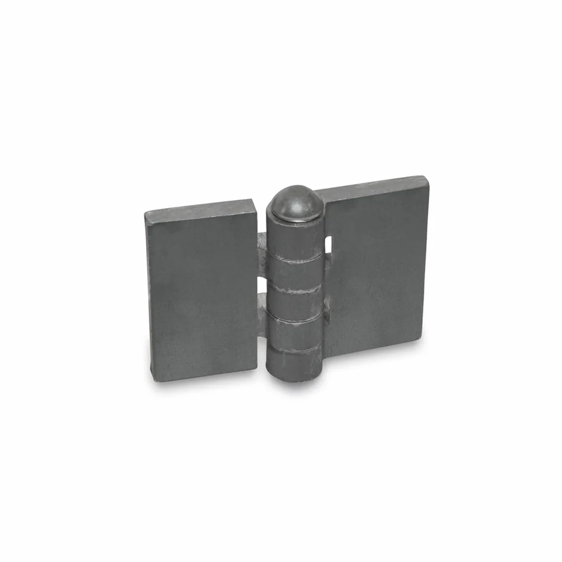 Ganter Normelemente | Zawias do wspawania - GN 1366-ST-60-50-A-BL | Profil stalowy | WxL: 60x50 mm